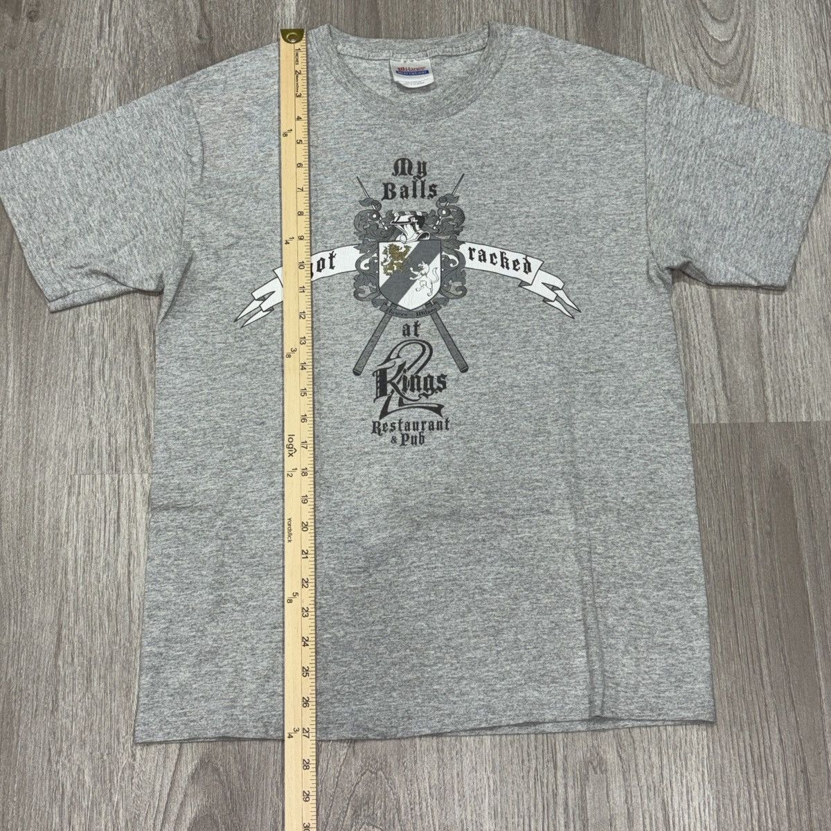 Hanes Vintage Hanes Heavyweight Graphic T Shirt Mens Medium Gray Size US M / EU 48-50 / 2 - 4 Thumbnail