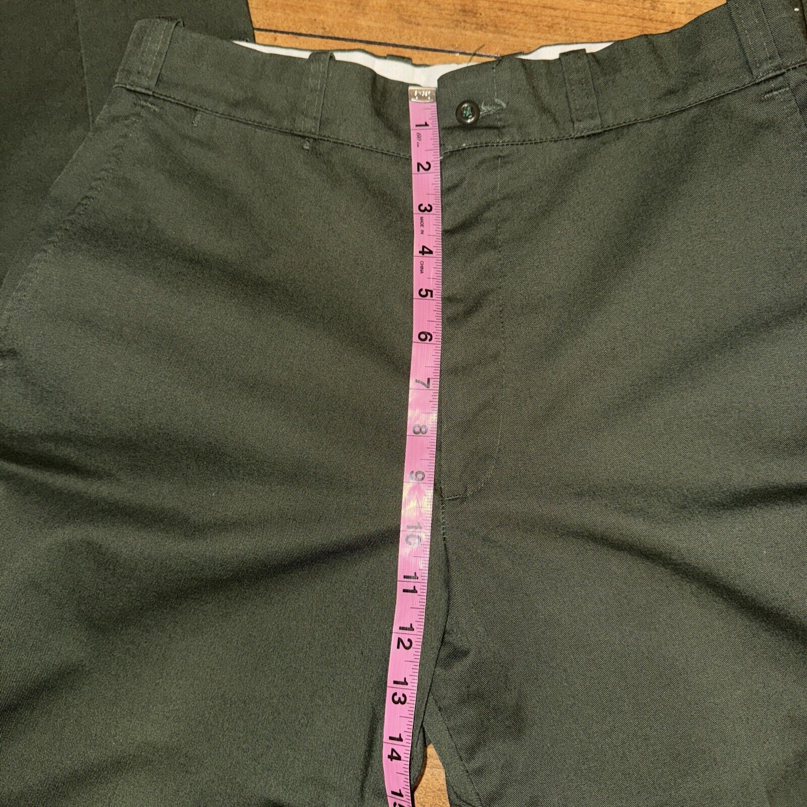 Sears × Vintage Vintage Sears Perma Pres Chino Pants Green 32x29 Military Size US 32 / EU 48 - 3 Thumbnail