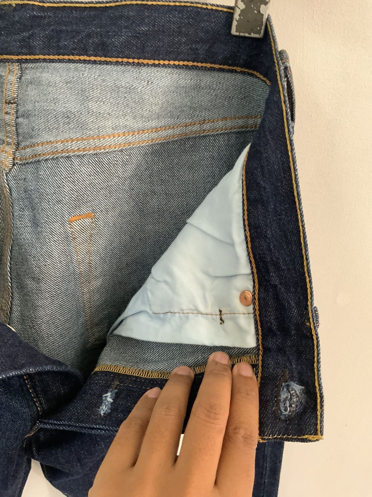 Levi's New Levis’s 501 Straight Leg Button Fly Denime Jeans Size US 30 / EU 46 - 15 Thumbnail