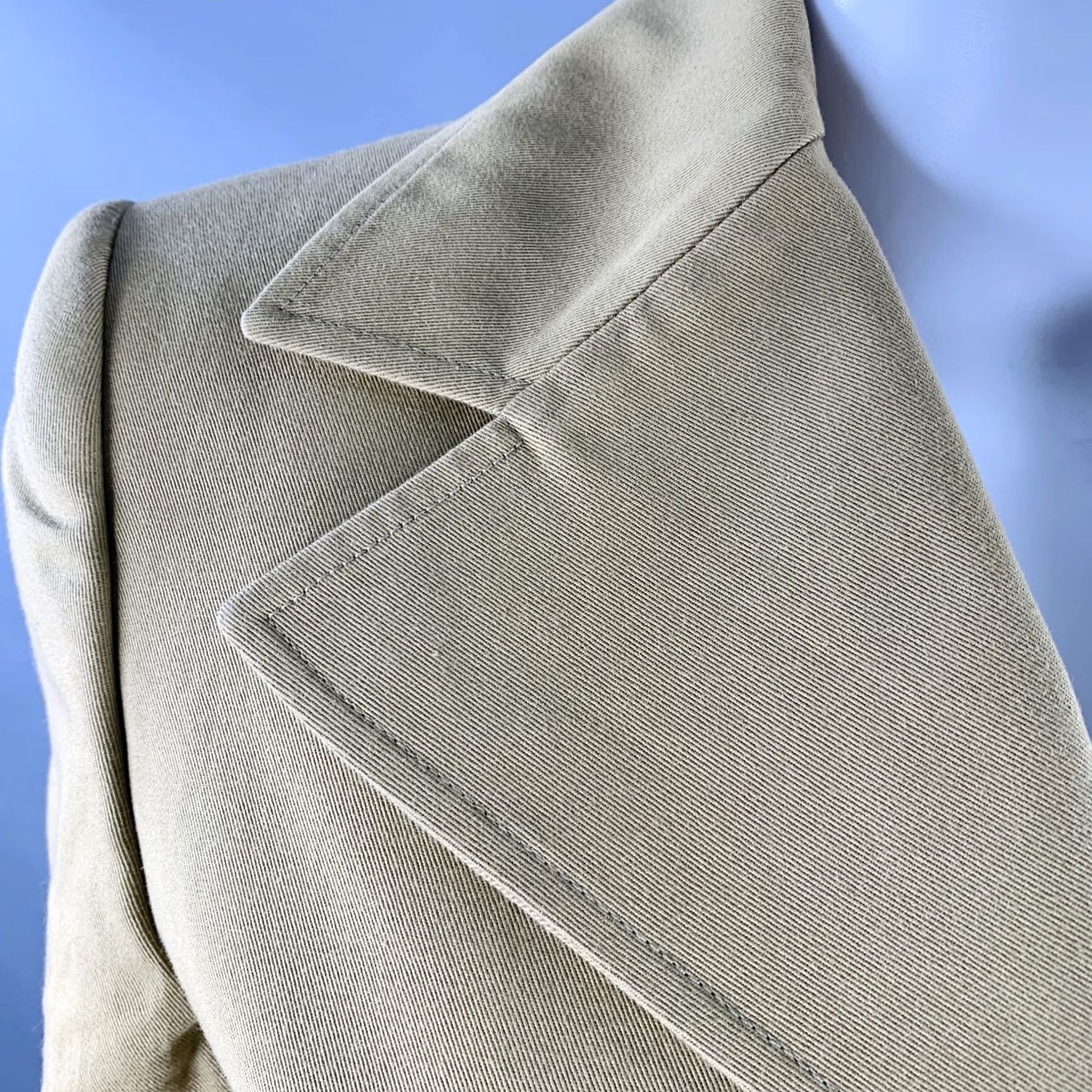 Dolce & Gabbana DOLCE & GABBANA Blazer Khaki Cotton Twill Button Up Size 6 Women Jacket Size M / US 6-8 / IT 42-44 - 7 Thumbnail