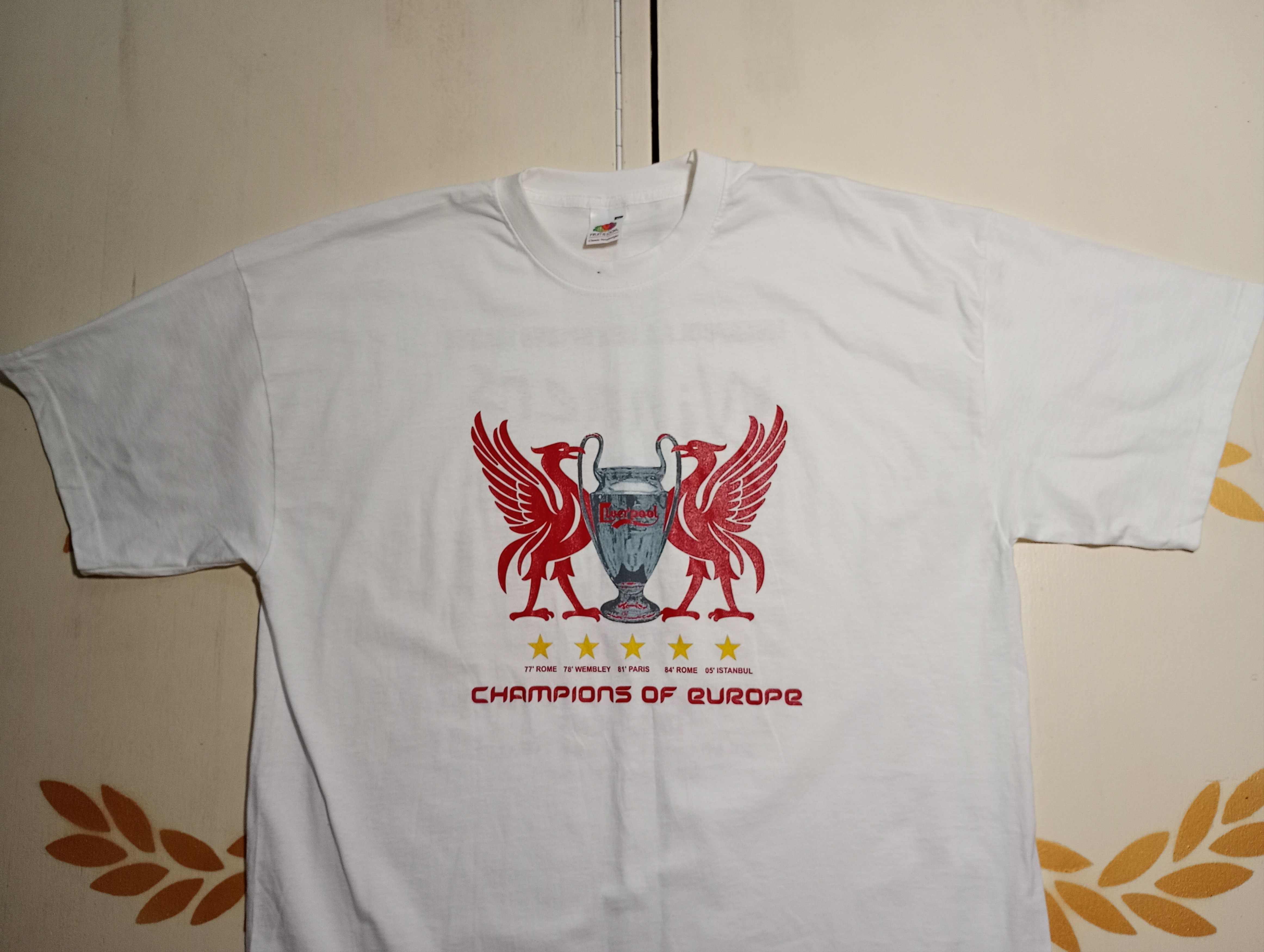 Fruit Of The Loom Fruit Of The Loom Liverpool Winner Champions League 2005 Size US XL / EU 56 / 4 - 4 Thumbnail