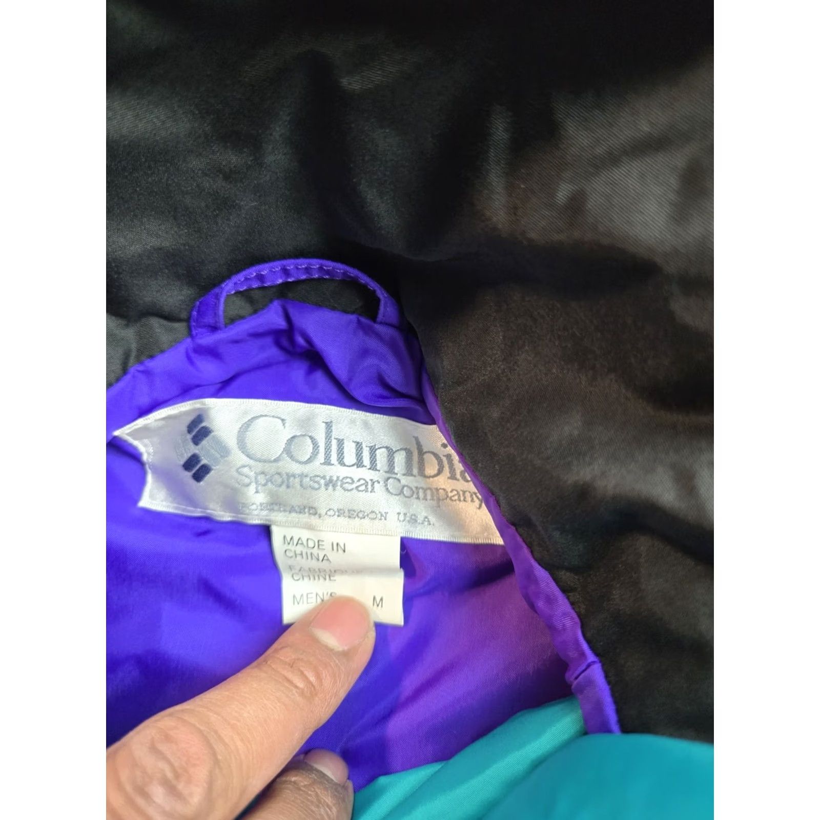 Vintage VINTAGE Columbia Whirlibird Jacket Mens M Black Goose Down Convertible Bomber Jacket Size US M / EU 48-50 / 2 - 6 Thumbnail