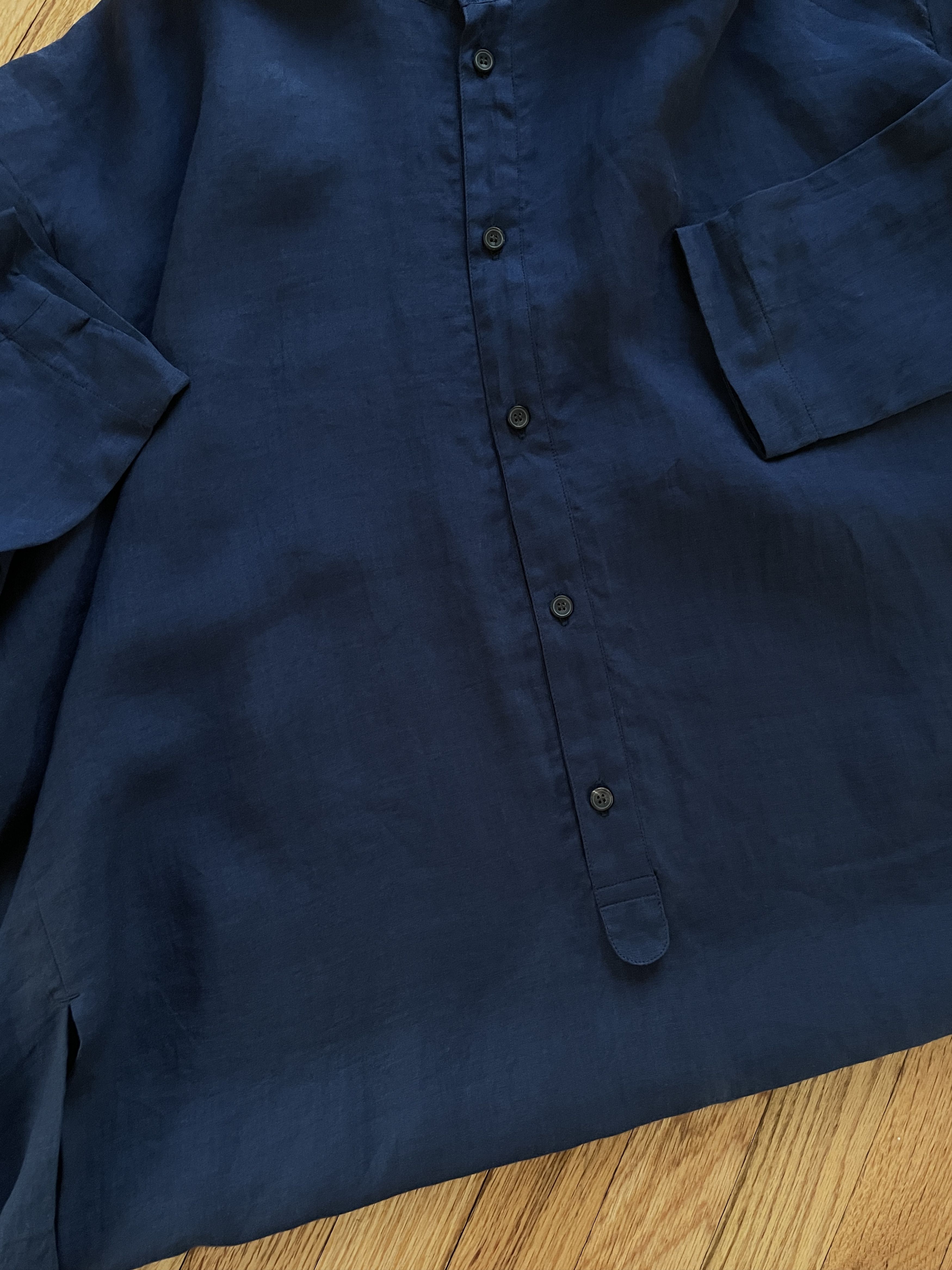 Jan Jan Van Essche Blue Long Shirt Tunic Style- Collection 6 Size US S / EU 44-46 / 1 - 7 Thumbnail