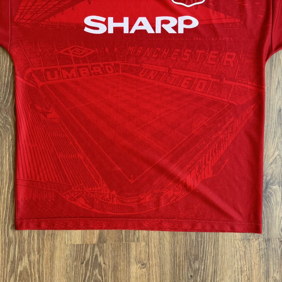 Umbro Manchester United Home football shirt 1994-1995 Jersey Umbro Size US XL / EU 56 / 4 - 3 Thumbnail