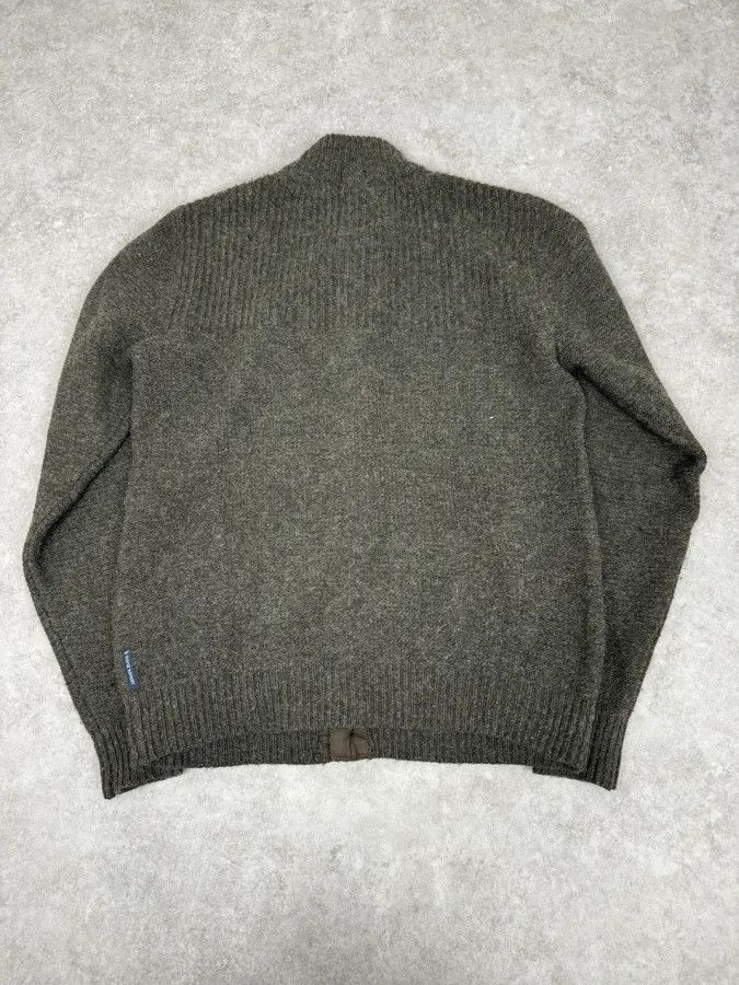 Armani 2010s Armani Khaki Green Wool Buttoned Sweater Size US S / EU 44-46 / 1 - 4 Thumbnail