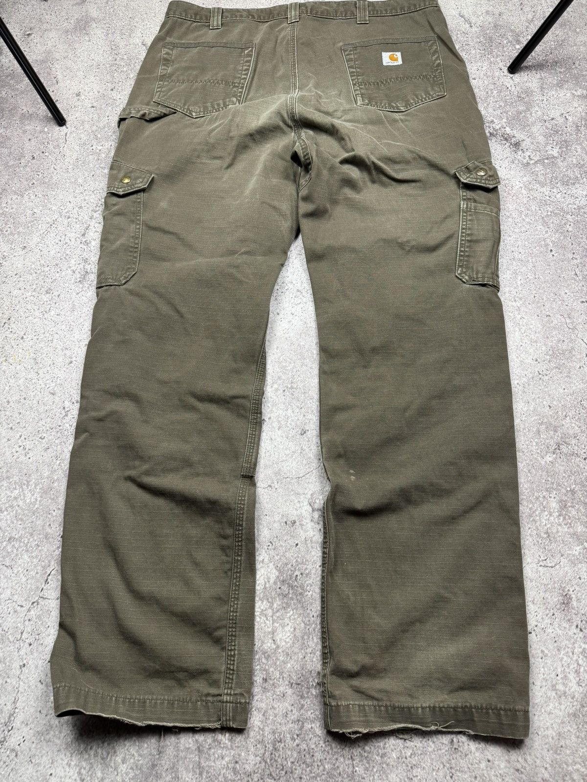 Carhartt Crazy Vintage Faded Carhartt Y2K Cargo Work Pants Japanesse Size US 38 / EU 54 - 9 Thumbnail