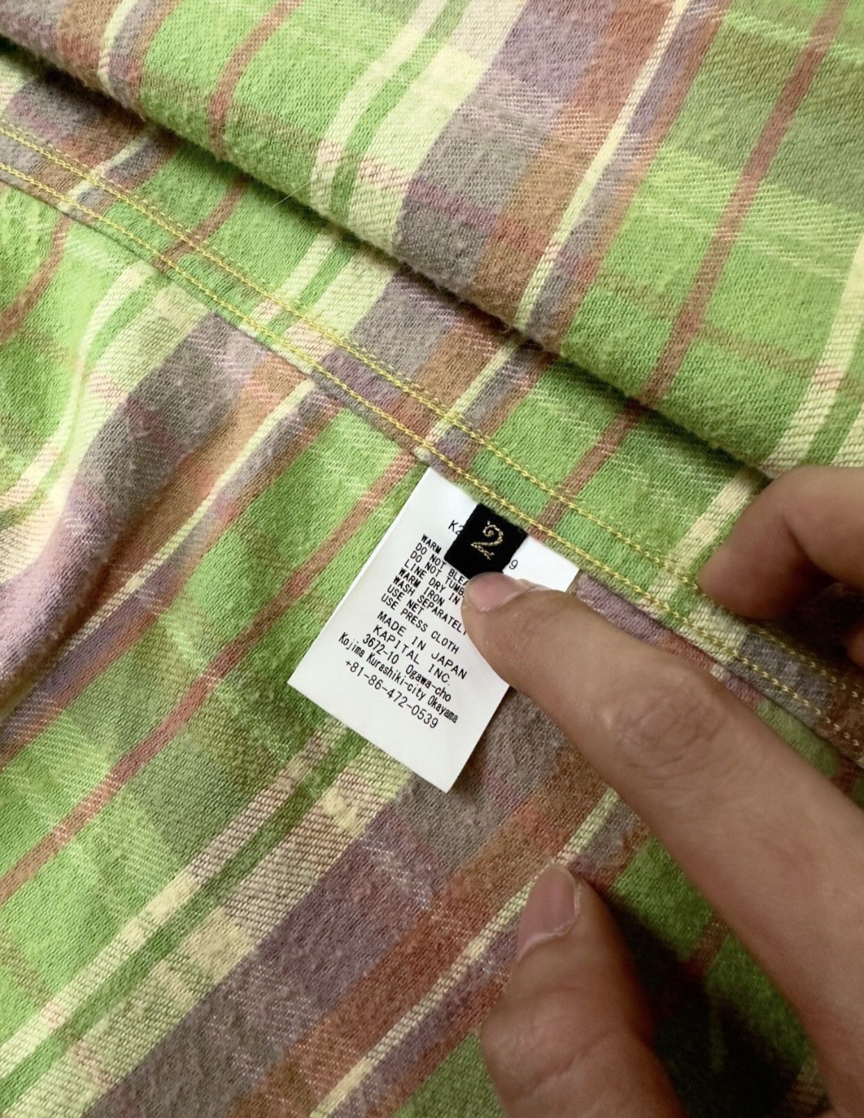Kapital Kapital Flannel Plaid Shirt Jacket - DMC-2508 Size US M / EU 48-50 / 2 - 5 Thumbnail