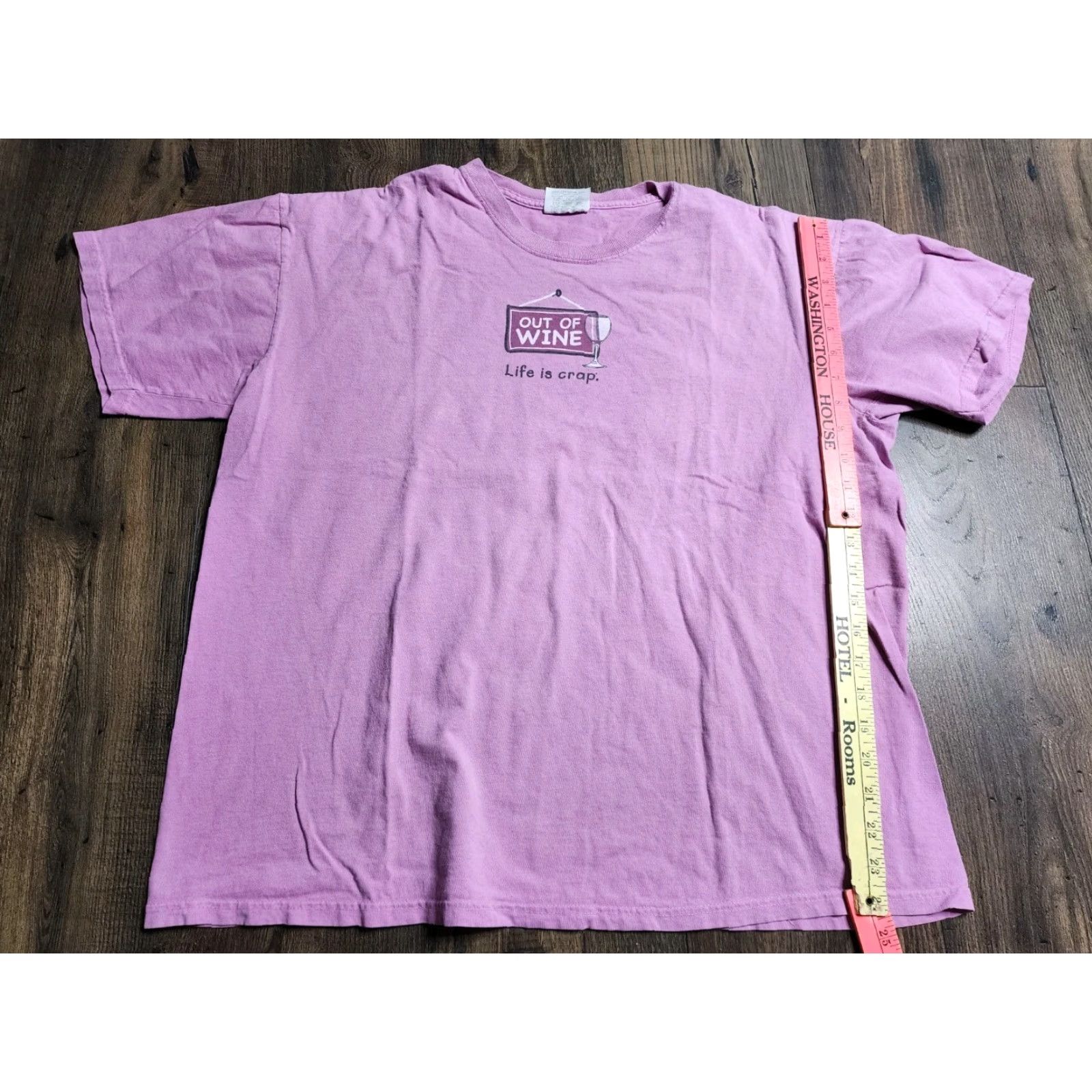 Alife Life is Crap Parody Shirt Adult XL Purple Funny Wine Size US XL / EU 56 / 4 - 2 Thumbnail