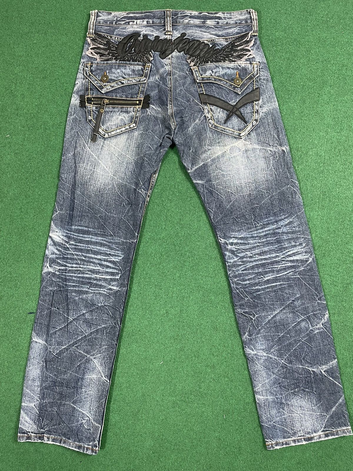 Japanese Brand Origin Japanese Jeans Distressed look Size US 33 - 4 Thumbnail