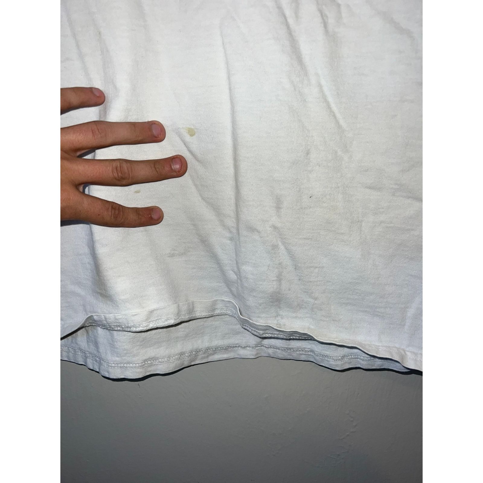 Fruit Of The Loom Vintage Ice Racing Shirt Rainbow Falls White Tee 90s Medium Size US M / EU 48-50 / 2 - 3 Thumbnail