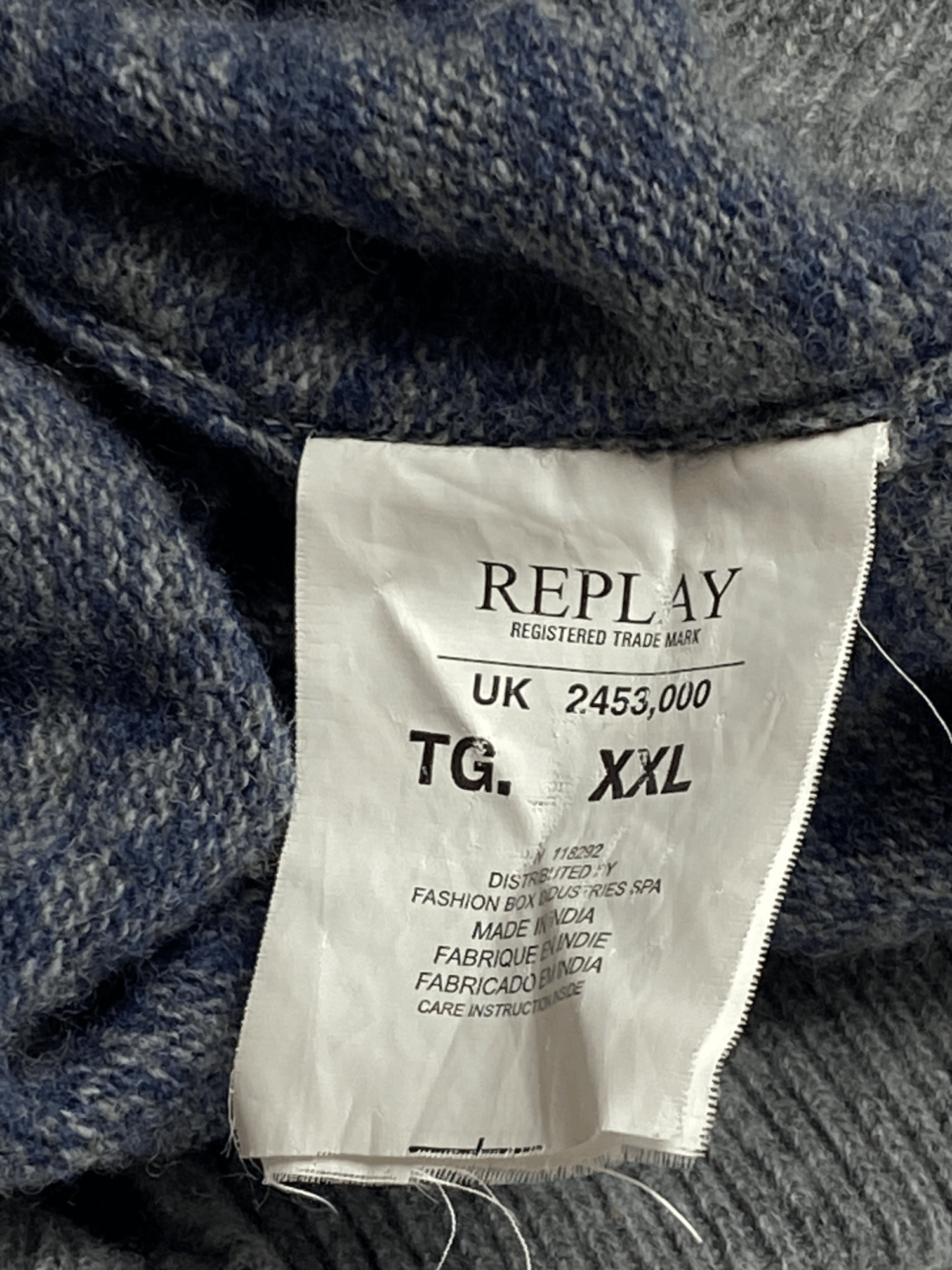 Replay Vintage REPLAY Grey Track Zip Warm Size US M / EU 48-50 / 2 - 5 Thumbnail