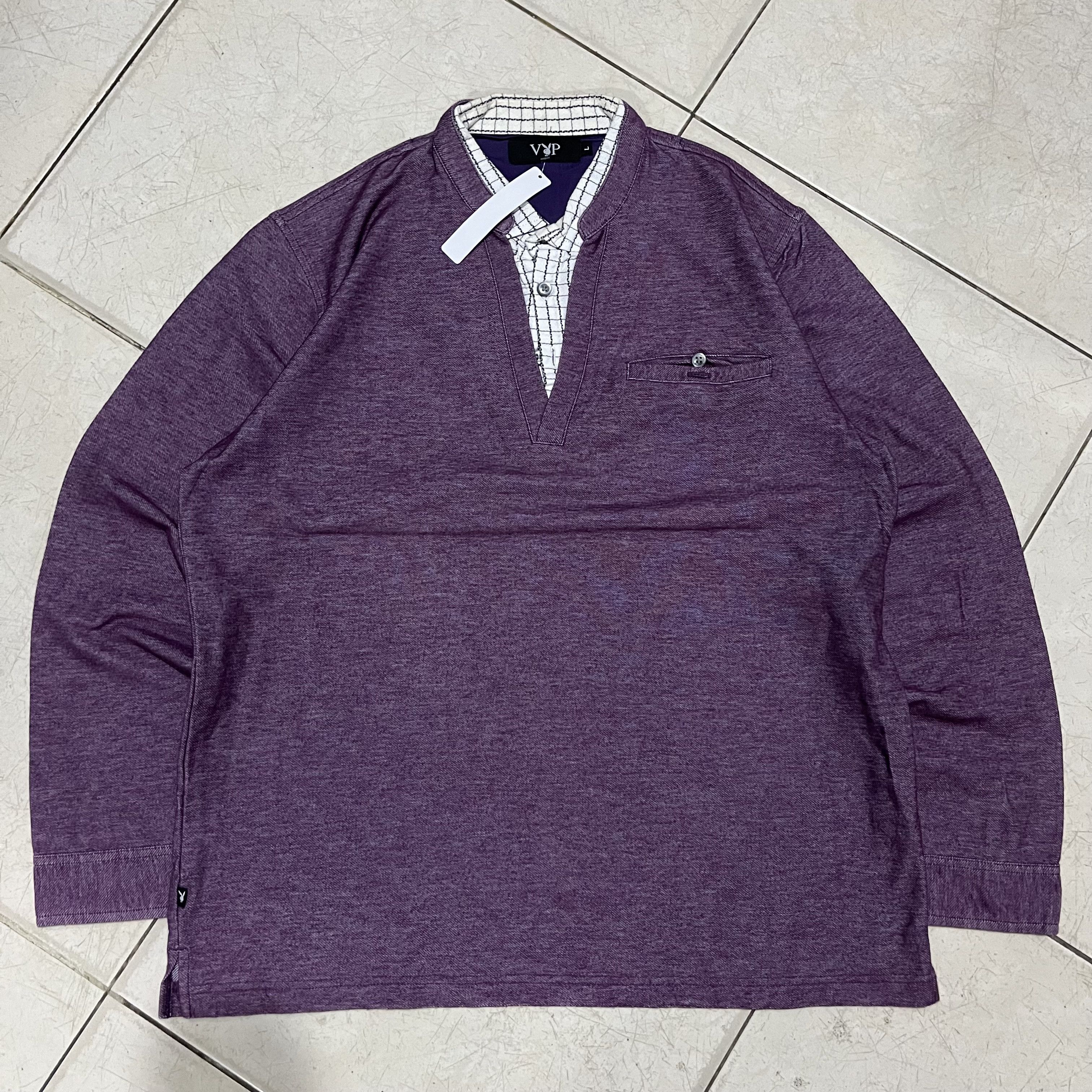 Japanese Brand × Le Grande Bleu (L.G.B.) × Playboy Playboy vip long sleeve purple Size US L / EU 52-54 / 3 - 2 Thumbnail