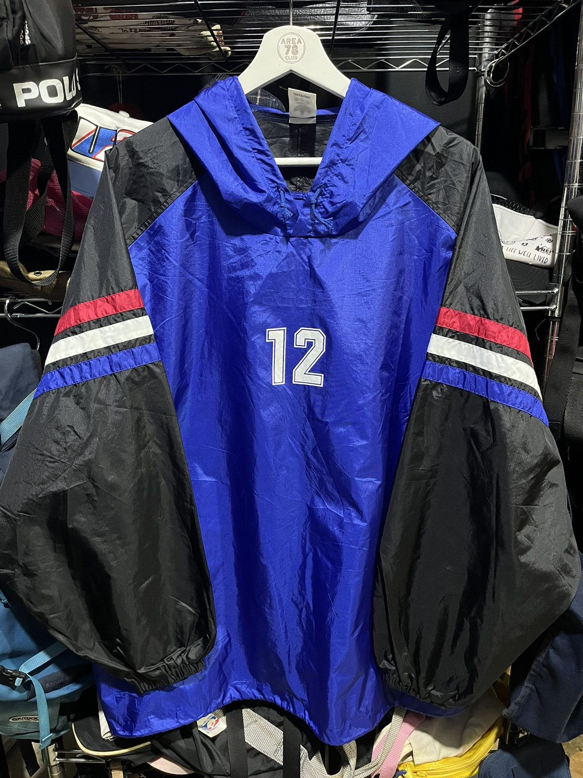 Adidas Adidas Football Windbreaker Hoodie 90s Size US L / EU 52-54 / 3 - 2 Thumbnail