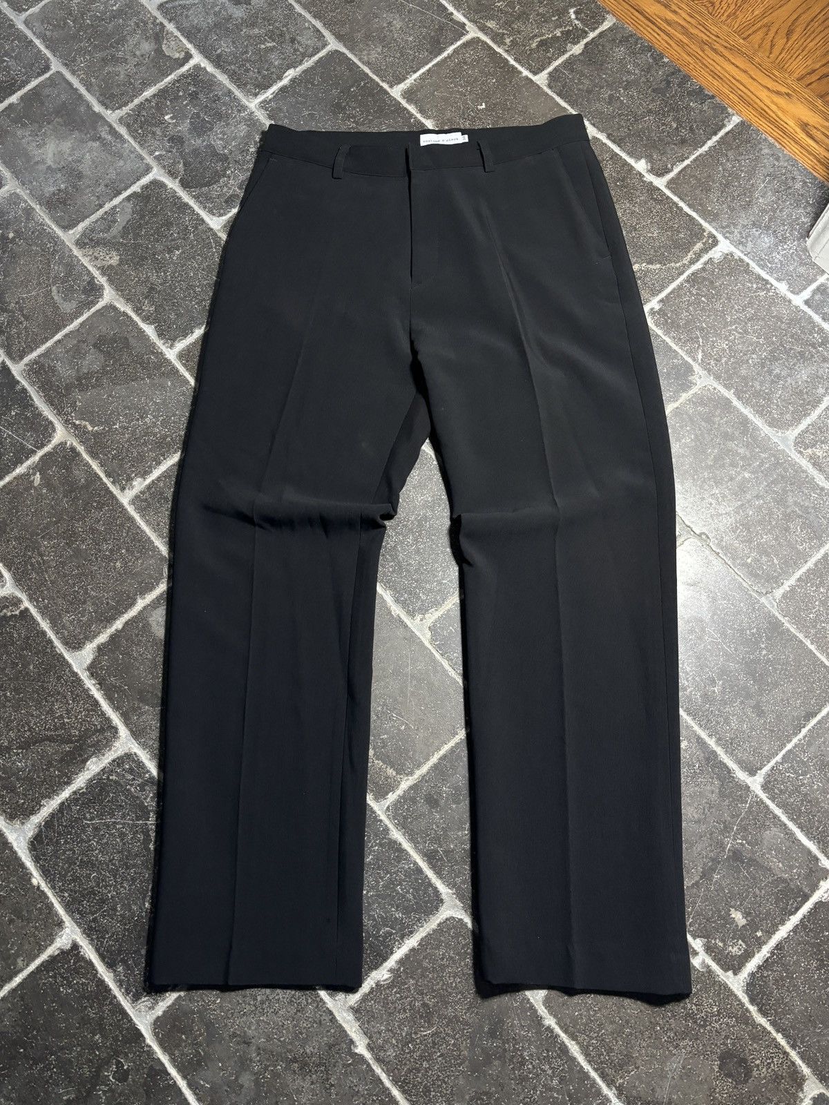 Japanese Brand Costume O’Clock Korean Designer Wool Trousers Vintage Pleat Size US 33 - 2 Thumbnail