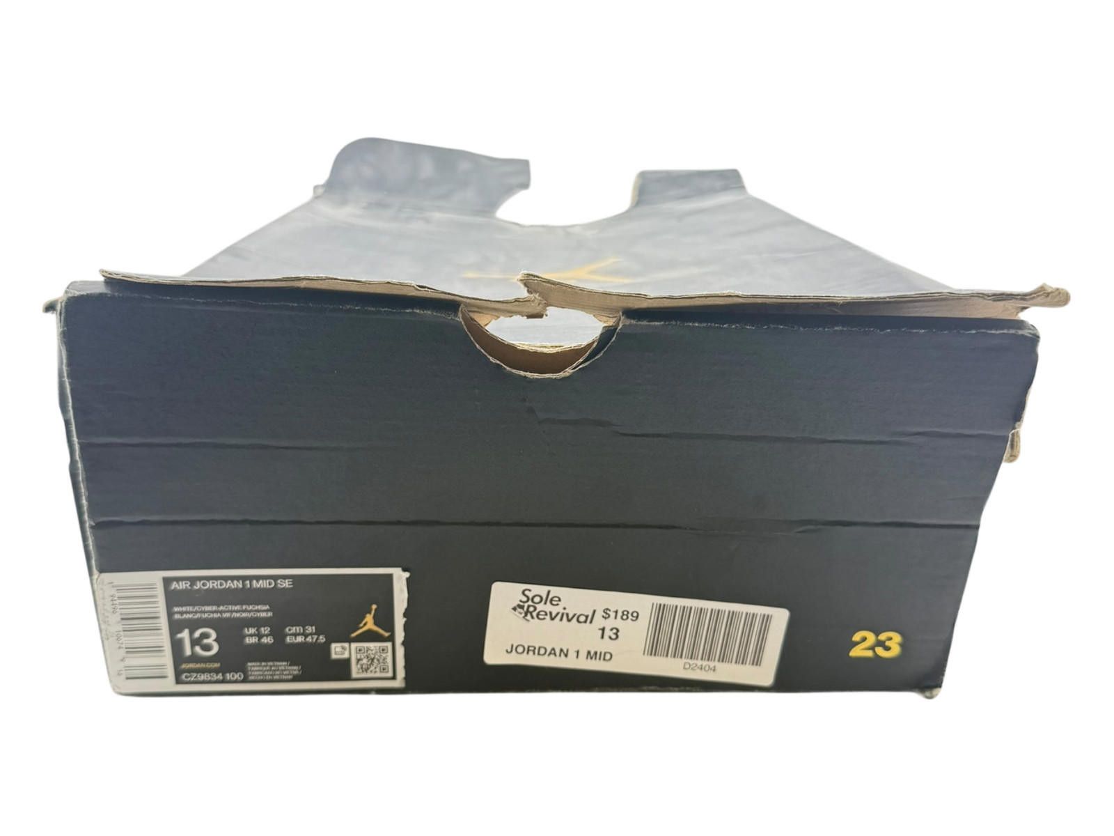 Nike Air Jordan 1 Mid SE Multicolor US 13 Used with Box Size US 13 / EU 46 - 4 Thumbnail