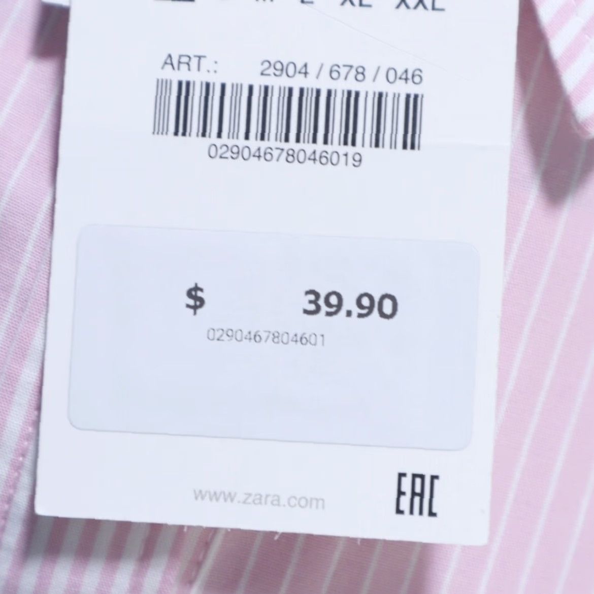 Zara Zara Women's XS Button Up Shirt Panel Crop Colorblock Size XS / US 0-2 / IT 36-38 - 5 Thumbnail
