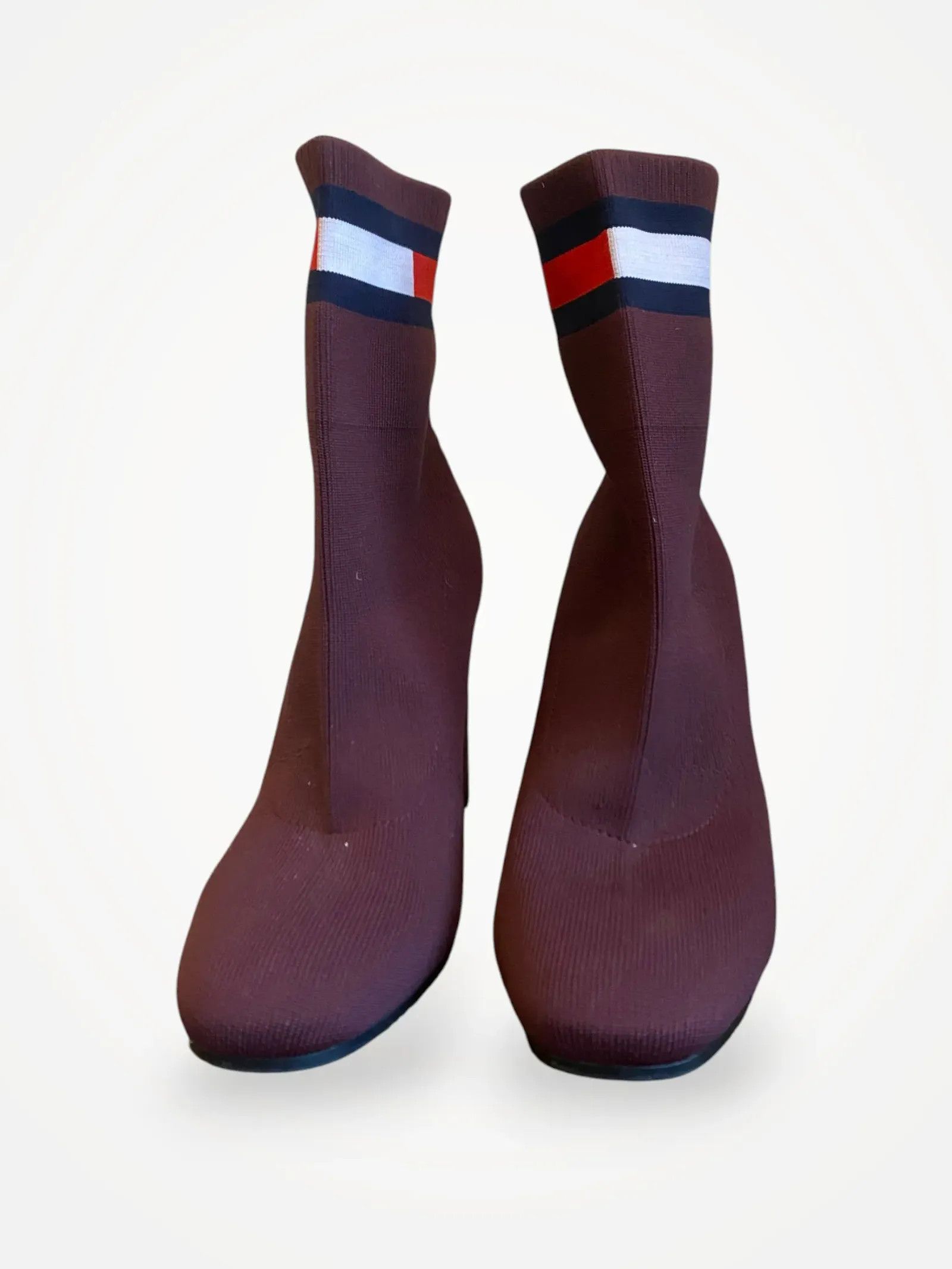 Tommy Hilfiger Tommy Hilfiger High heeled ankle boots - burgendy Heels Size US 10 / IT 40 - 1 Thumbnail