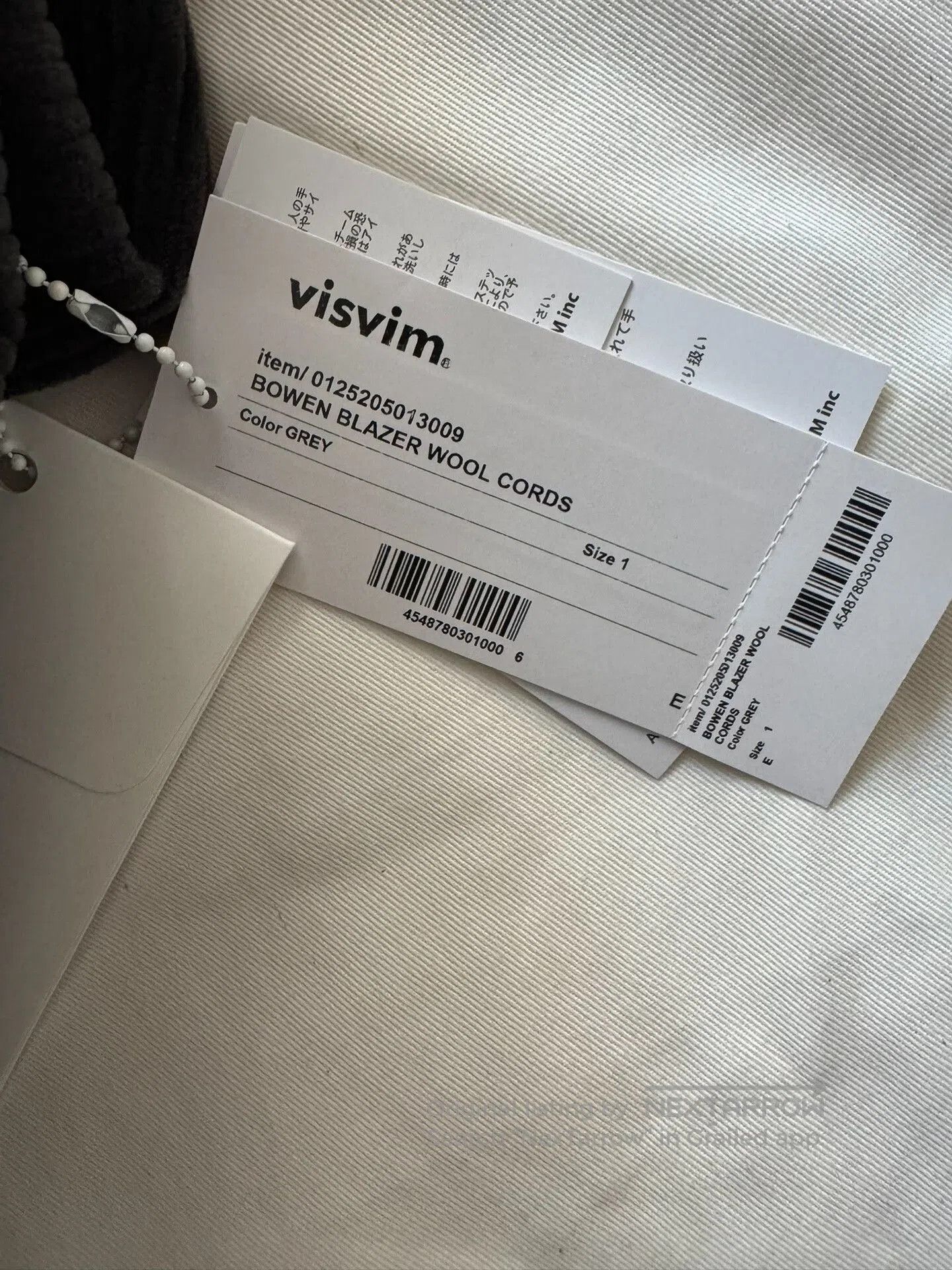 Visvim visvim bowen blazer wool corduroy gray. Size US M / EU 48-50 / 2 - 4 Thumbnail