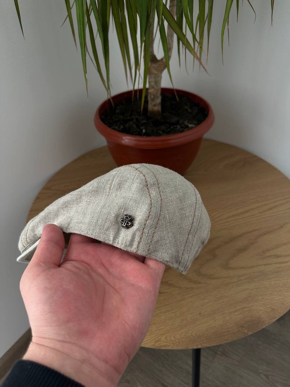 Japanese Brand × Vintage Vintage Petracci Linen Flat Cap Beige Hat Lightweight Cap Size ONE SIZE - 3 Thumbnail