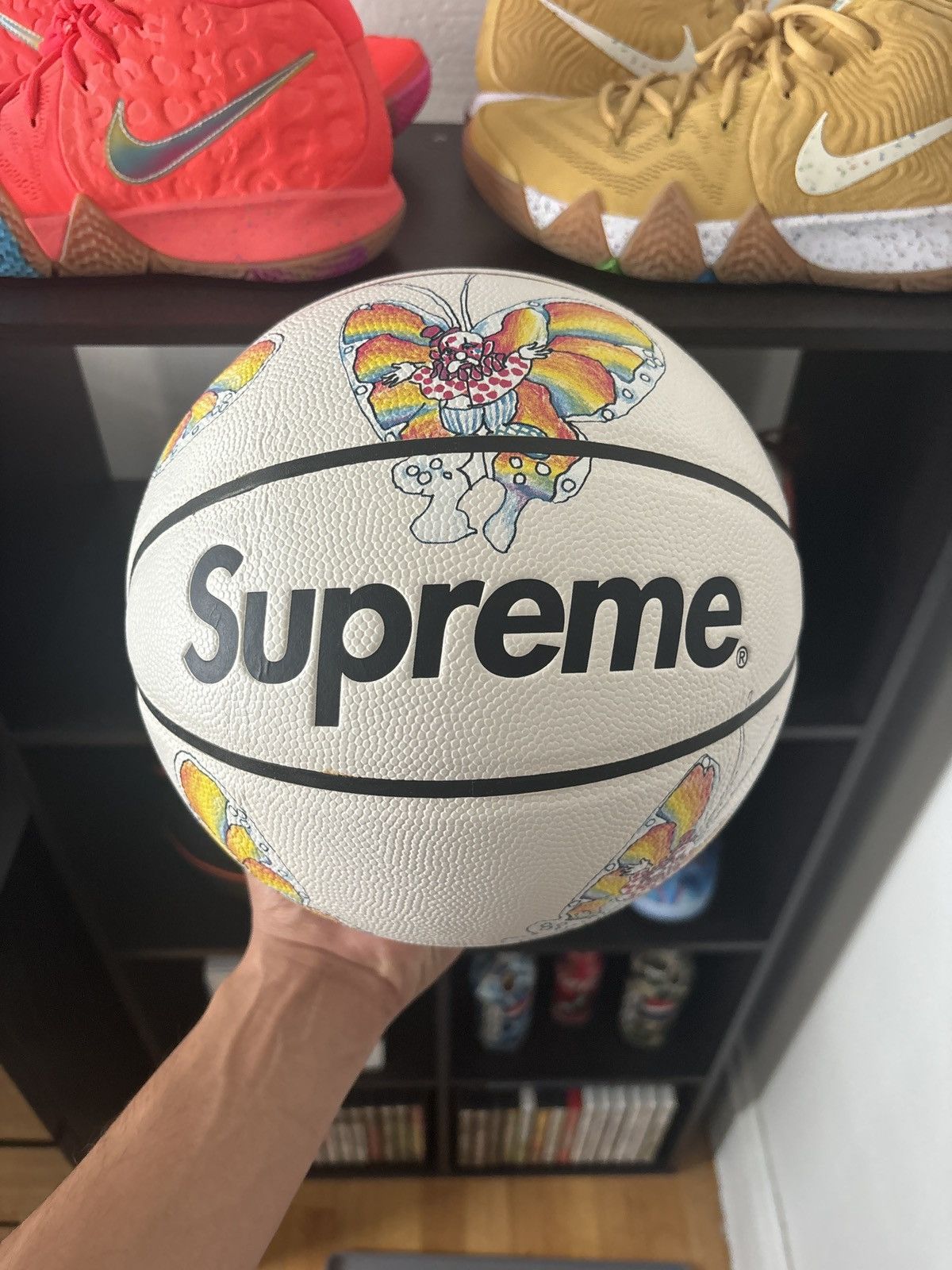バスケットボール Supreme - supreme  gonz butterfly basketball Supreme Gonz Butterfly Spalding Basketball White SS16 BRAND