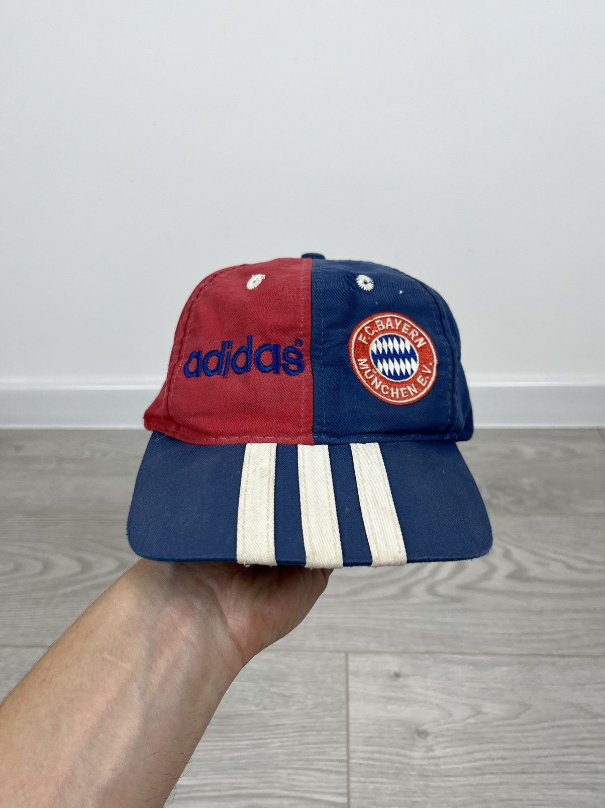 Adidas × Vintage Adidas Bayern Vintage 90s Soccer Team Cap Hat Size ONE SIZE - 5 Thumbnail