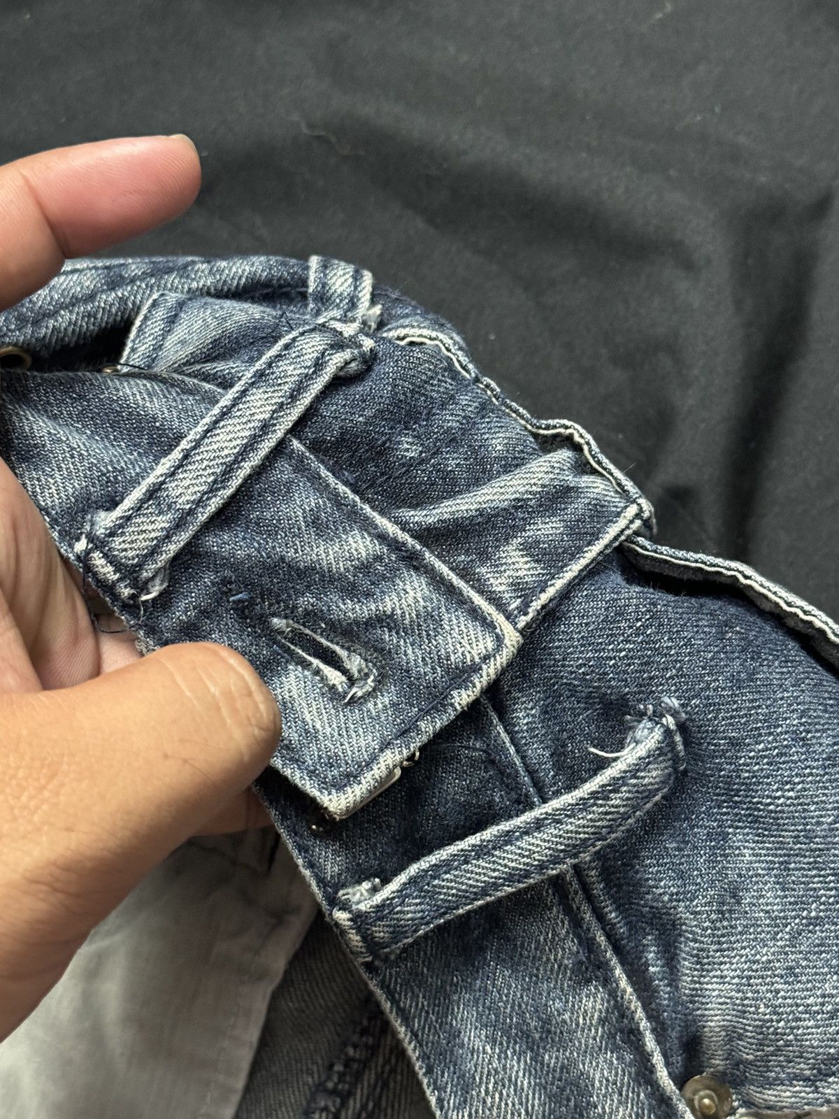 Hysteric Glamour × Japanese Brand × PPFM Double Waist Breathmint Japanese Denim Size US 30 / EU 46 - 16 Thumbnail