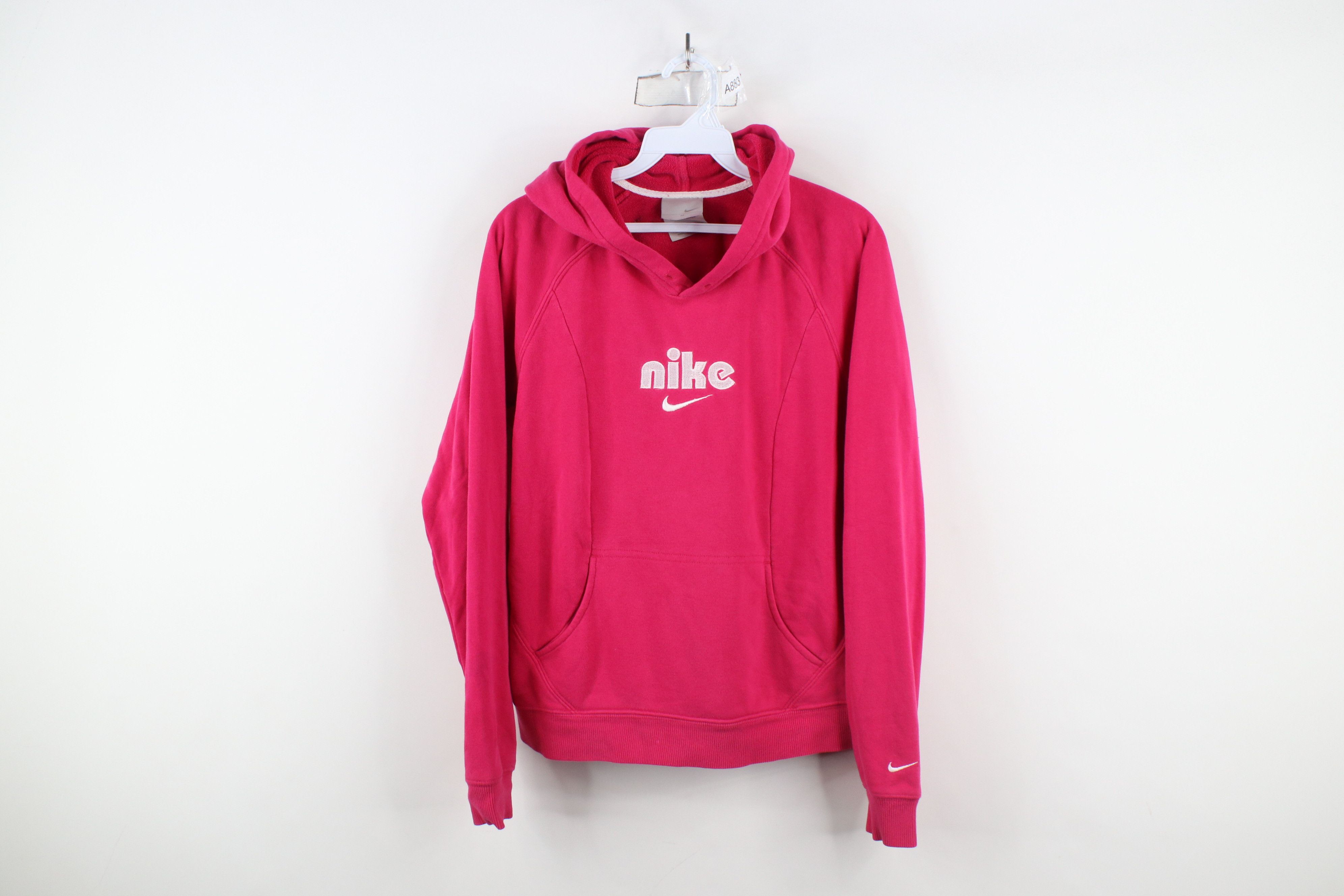 Nike × Vintage Vintage Y2K Nike Travis Center Swoosh Hoodie Sweatshirt Size M / US 6-8 / IT 42-44 - 1 Thumbnail
