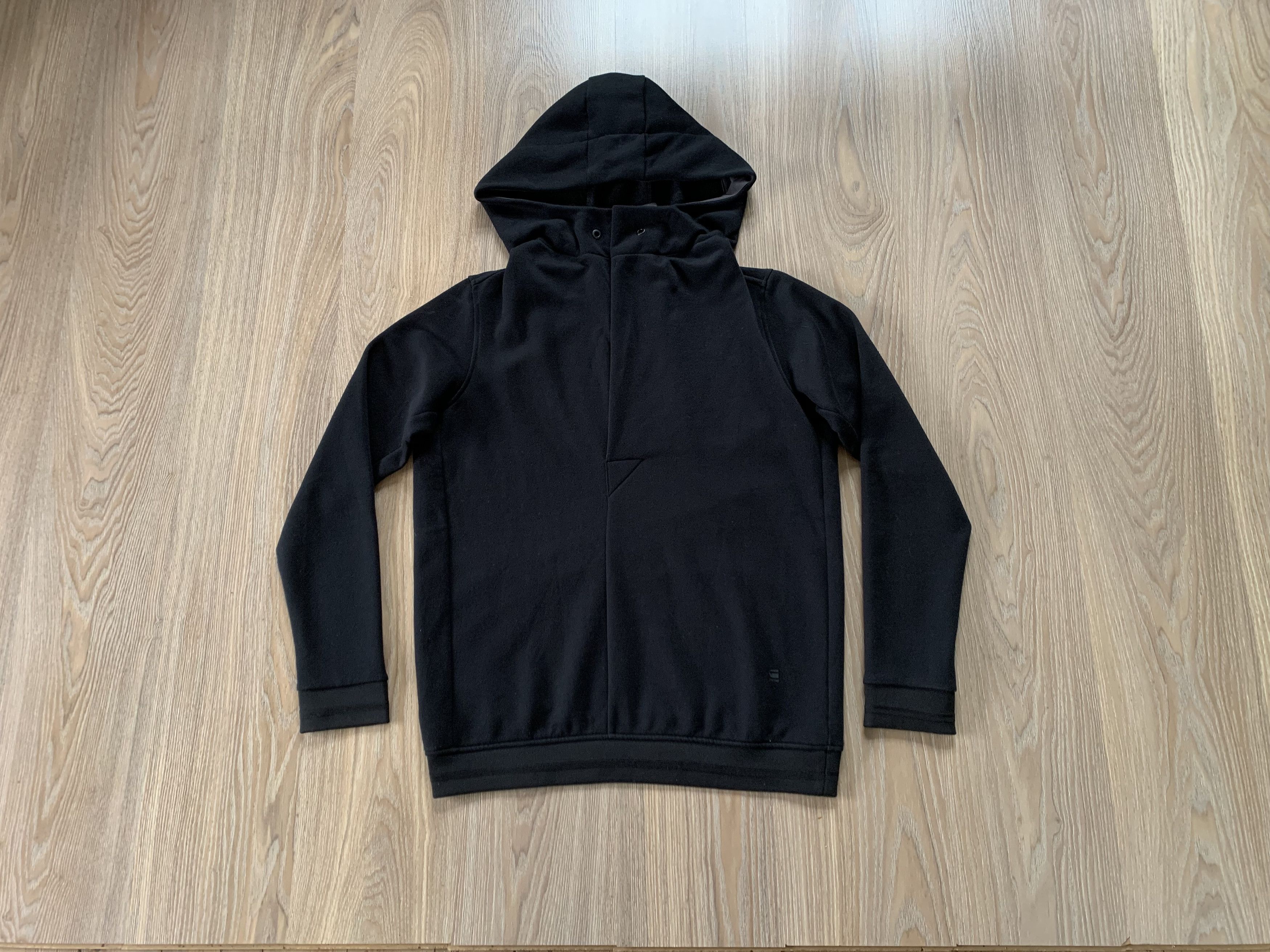 Designer × G-Star Womens G-Star Raw Xarin Slim Drapy Hdd Black Hoodie Size XL / US 12-14 / IT 48-50 - 1 Thumbnail