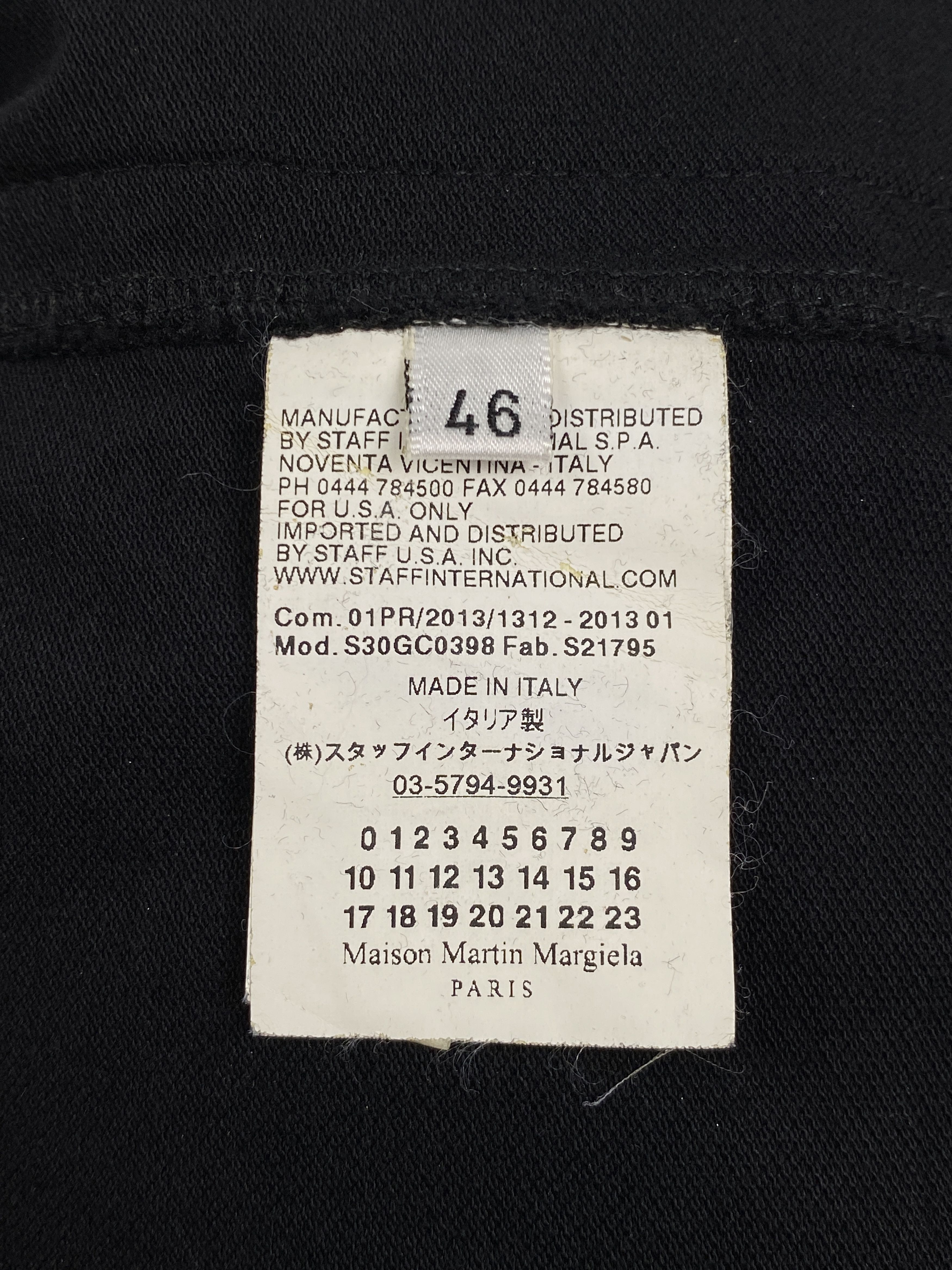 Maison Margiela Line 10 Basic Plain T-Shirt Size US M / EU 48-50 / 2 - 11 Thumbnail