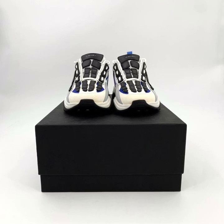 Amiri Amiri Color Block Round Toe Platform Sneakers Size US 10 / EU 43 - 9 Thumbnail