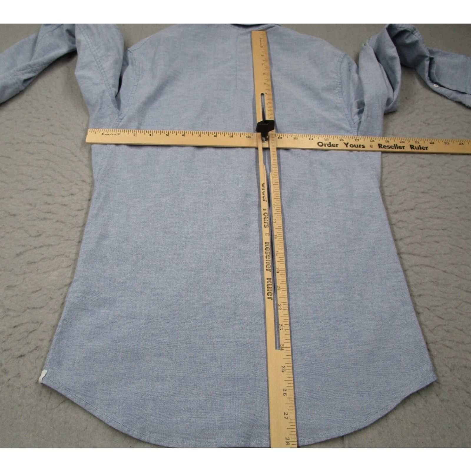 Lululemon LULULEMON Men's Small Blue Chambray Button-Up Long Sleeve Shirt Casual Travel Size US S / EU 44-46 / 1 - 6 Thumbnail