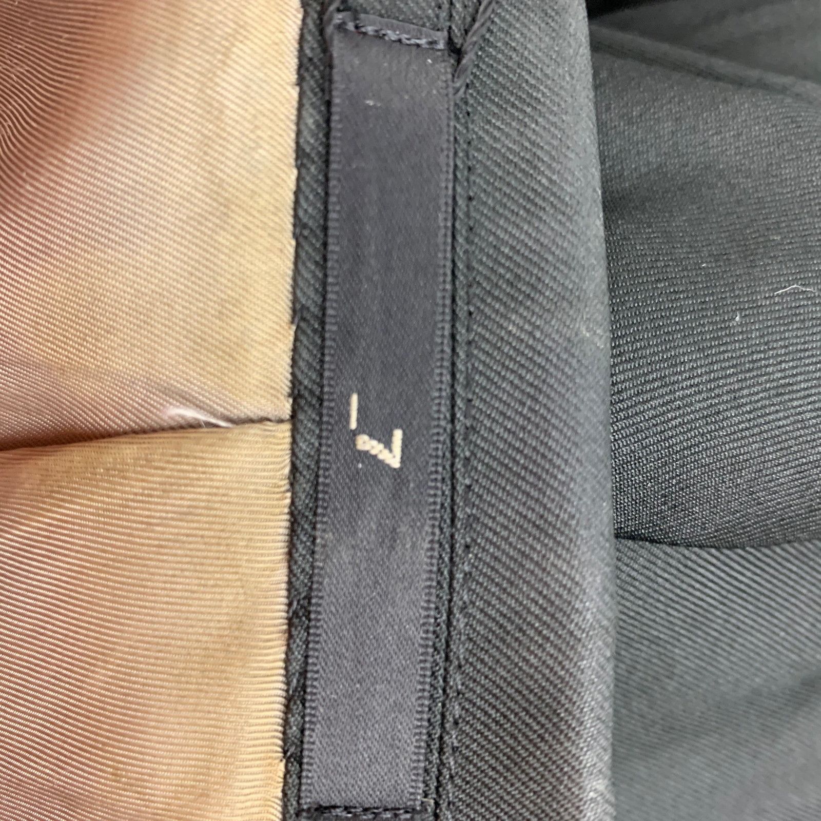 Julius JULIUS_7 Size 38 Black Silk Notch Lapel Sport Coat Size 38S - 6 Thumbnail