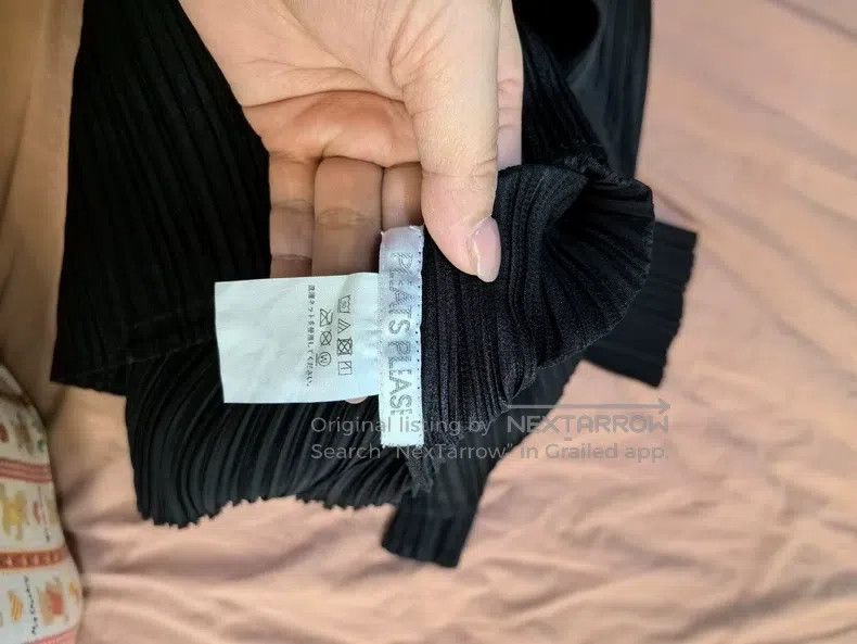 Issey Miyake Issey Miyake Classic Black Ruched Long-Sleeve Top Size L / US 10 / IT 46 - 4 Thumbnail