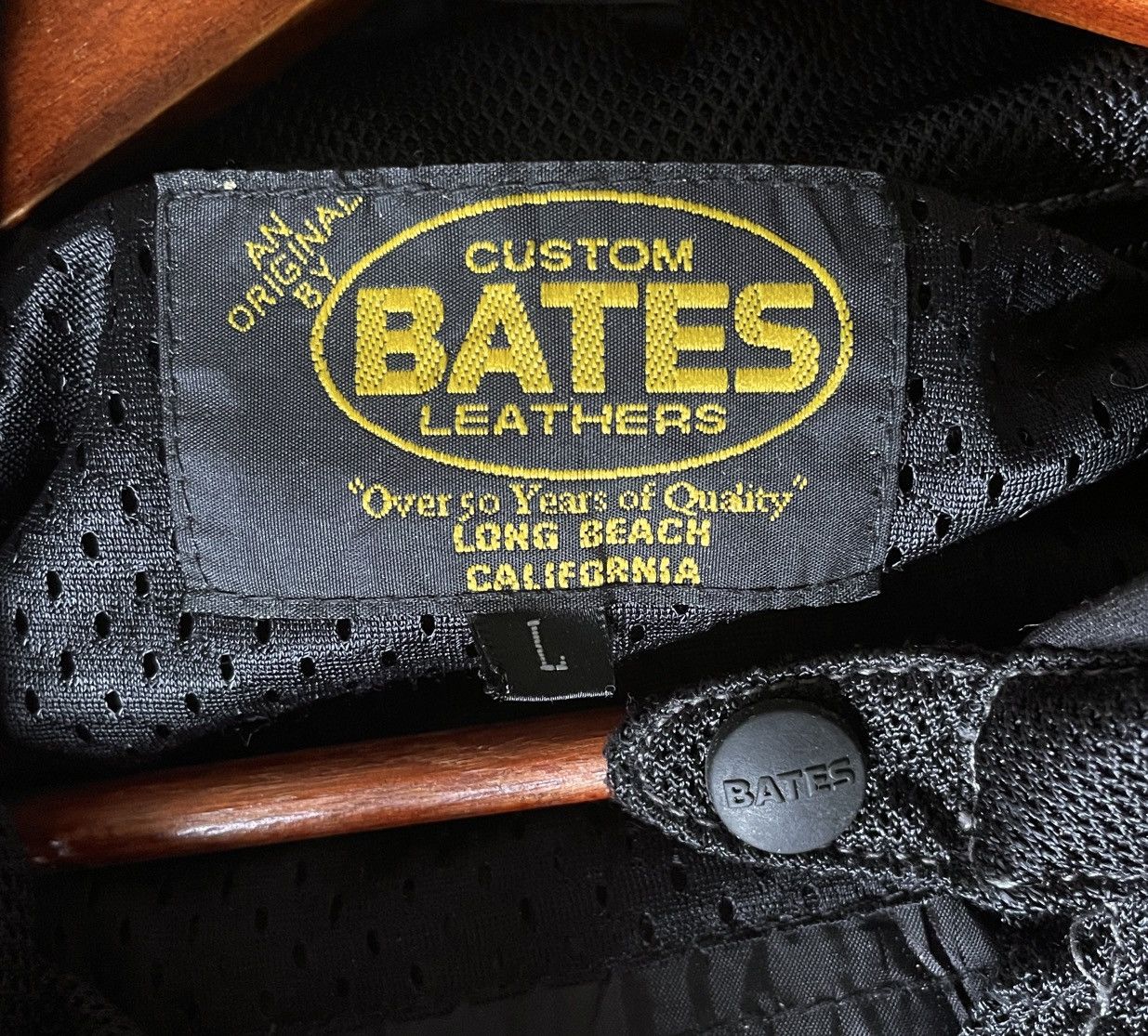 Vintage Very Rare Vintage Brand Bates Motorcycle Jacket 1990s Size US L / EU 52-54 / 3 - 10 Thumbnail