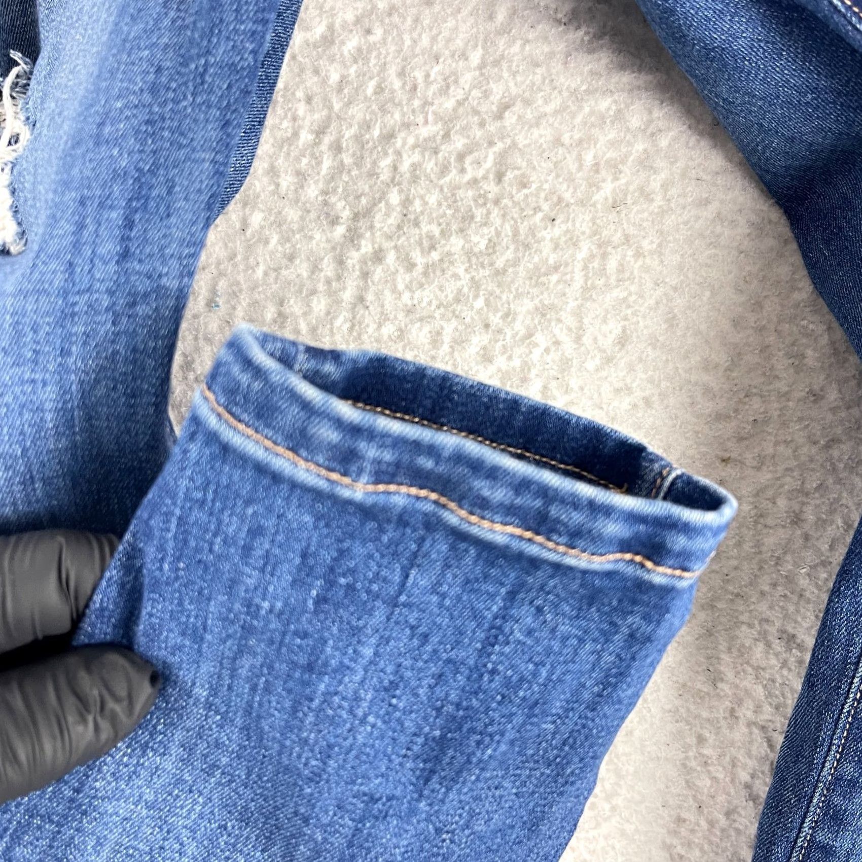 Vintage Current/Elliott Jeans Womens Size 28 Blue High Waist Skinny Distressed Stiletto Denim Regular Size 28" / US 6 / IT 42 - 7 Thumbnail