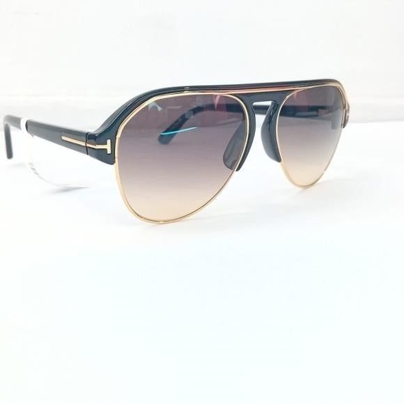 Tom Ford TOM FORD Marshall FT0929 01B This aviator Tom Ford sunglass Size ONE SIZE - 7 Thumbnail
