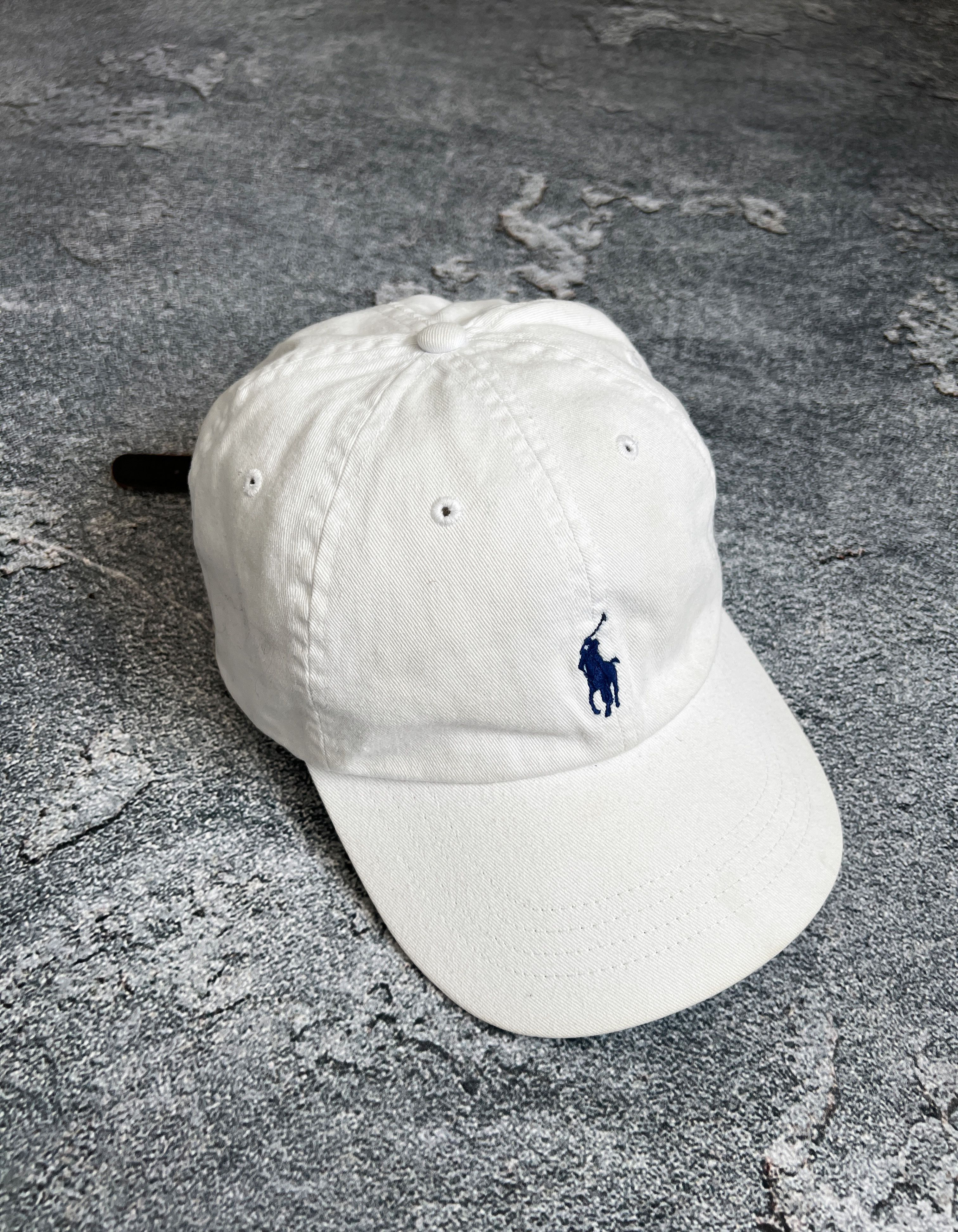 Polo Ralph Lauren Vintage polo ralph lauren cap hat white leather belt Size ONE SIZE - 3 Thumbnail