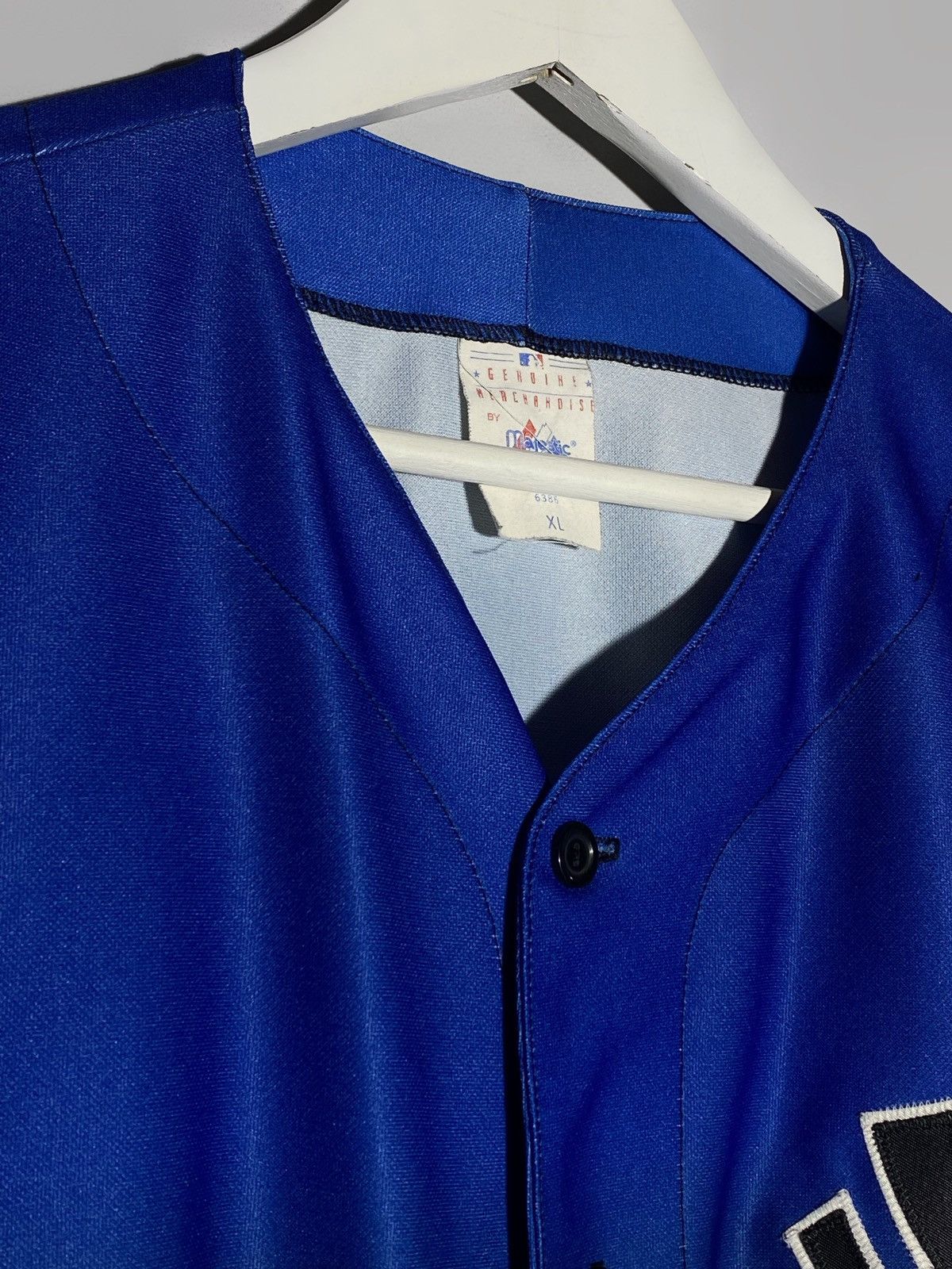 New York Yankees × Vintage Vintage 90s New York Yankees Majestic Jersey Size US XL / EU 56 / 4 - 4 Thumbnail