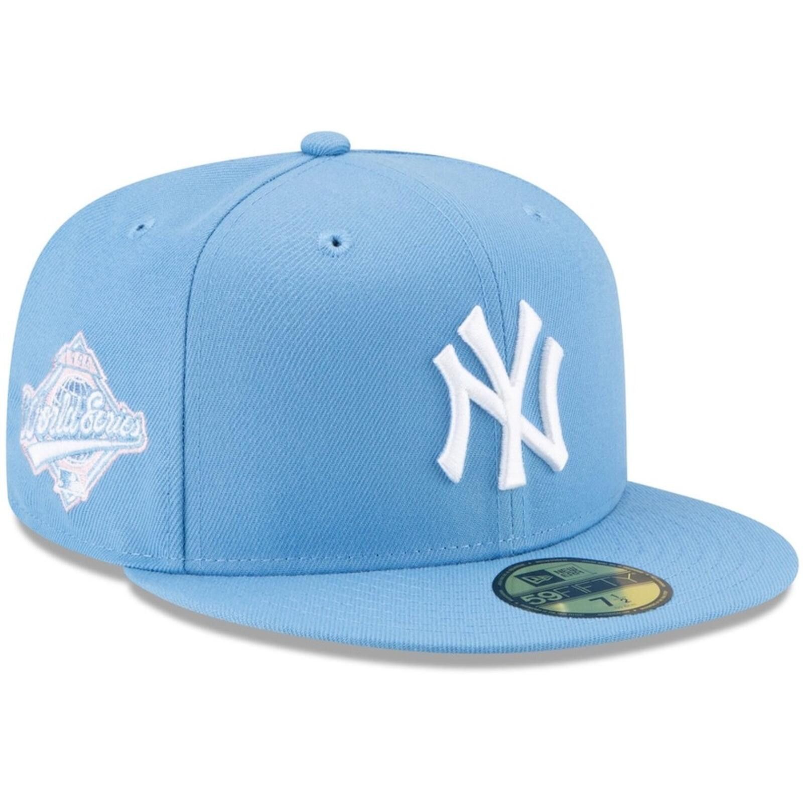 New Era New Era New York Yankees Light Blue 59FIFTY Fitted 7 1/2 Size ONE SIZE - 1 Thumbnail
