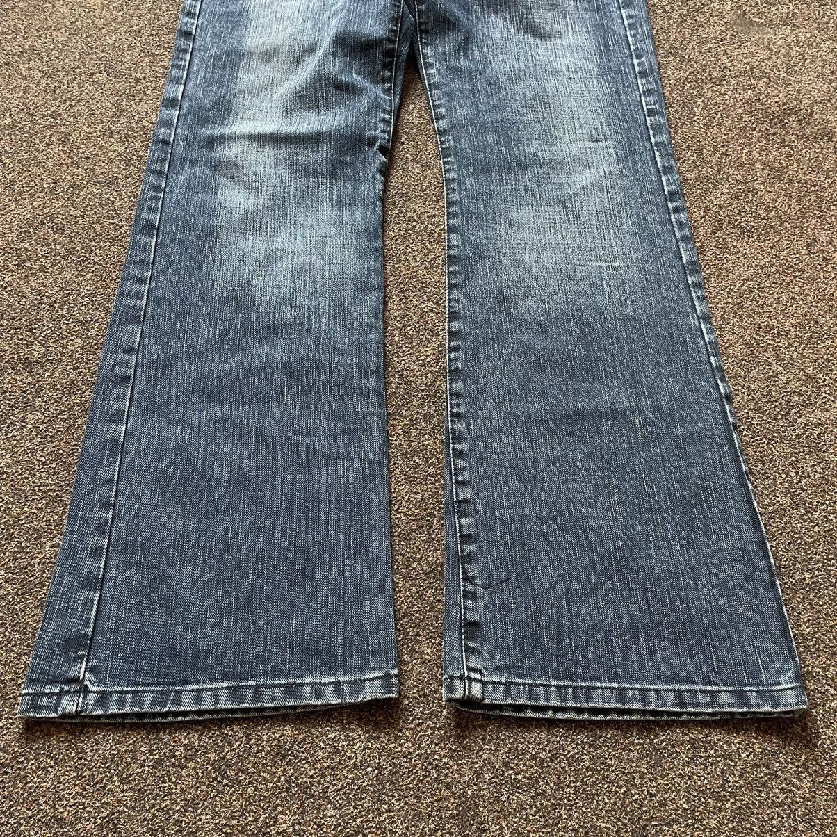 Vintage Vintage Y2K Baggy Faded Jeans Grunge Skate Distressed 35 Size 35" - 4 Thumbnail