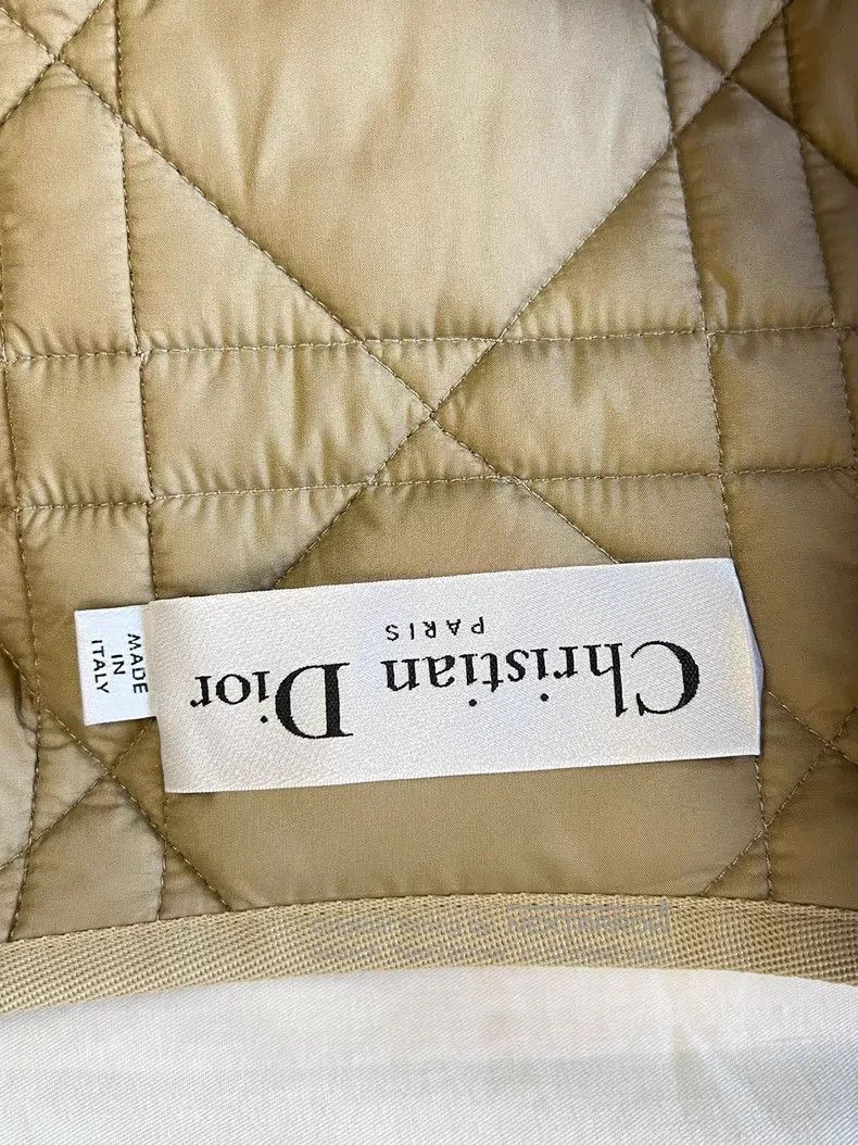 Dior Dior Cotton jacket with rattan plaid tie Size XXS / US 00 / IT 34 - 7 Thumbnail