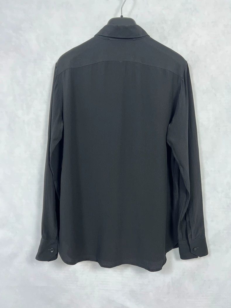 Saint Laurent Paris Saint laurent paris 0 FW Darth Vader basic mulberry silk sh Size M / US 6-8 / IT 42-44 - 2 Thumbnail