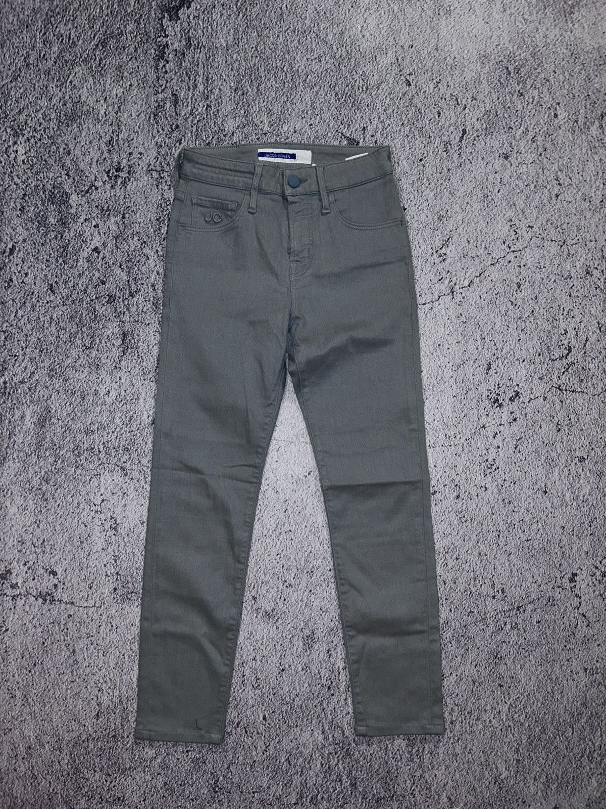 Jacob Cohen Jacob Cohën Women’s Jeans Light Grey Color Slim Fit Trousers Size 25" / US 0 / IT 36 - 1 Thumbnail