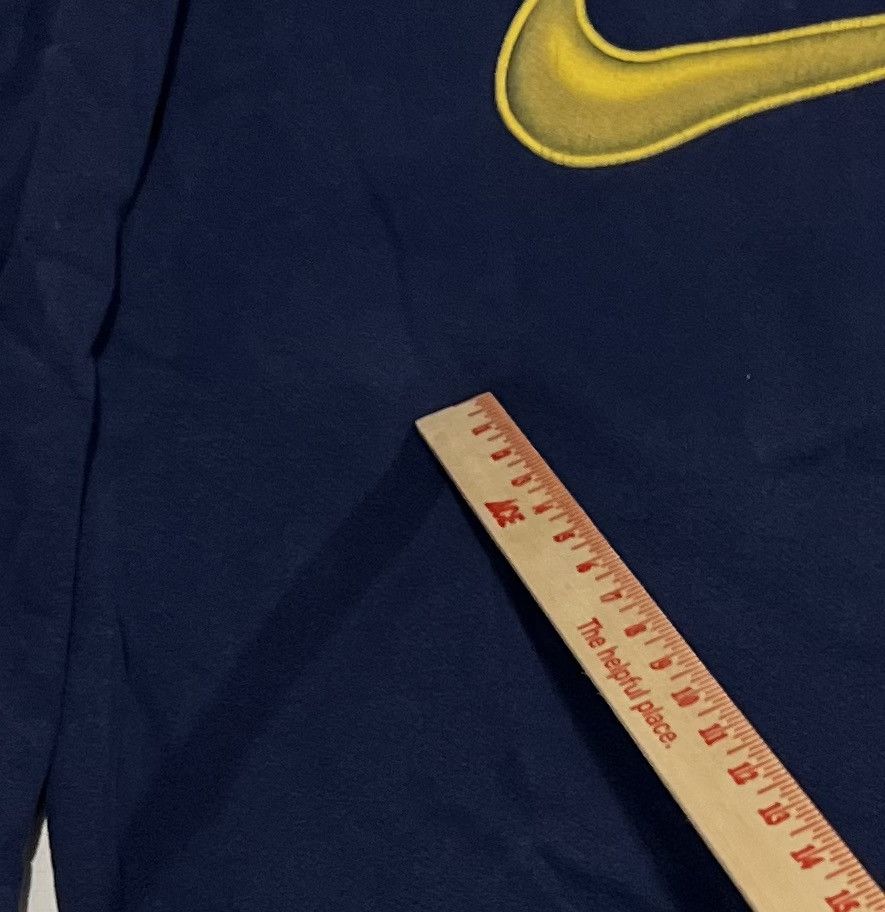 Nike Vintage 90s Nike White Tag Sweatshirt Usa Center Swoosh Blue Size US L / EU 52-54 / 3 - 9 Thumbnail