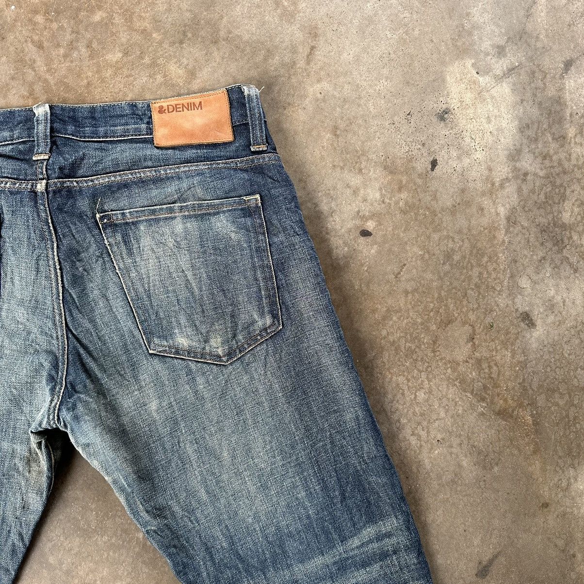 Japanese Brand Vintage Japanese Rusty Jean Faded Denim Pant W34 Size US 34 / EU 50 - 12 Thumbnail