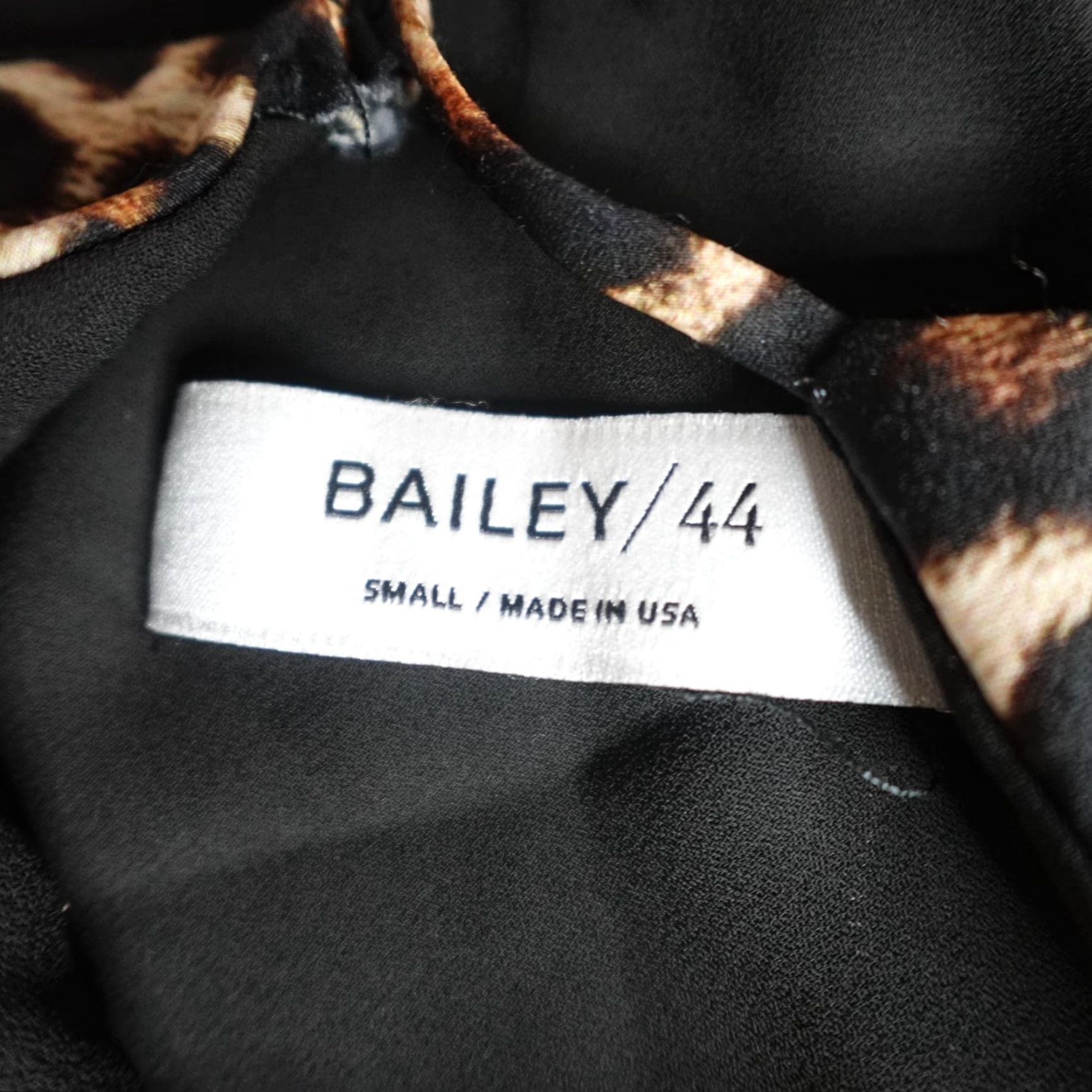 Bailey 44 Bailey 44 Womens Dress S Black Beige Sundress Eleonora Leopard Print Sundress NEW Cap Sleeve? (Note: original had sleeveless) Size S / US 4 / IT 40 - 5 Thumbnail