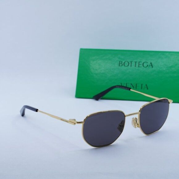 Bottega Veneta 🕶️ New Bottega Veneta BV1301S 001 Sunglasses - Gold Frame Size ONE SIZE - 1 Thumbnail