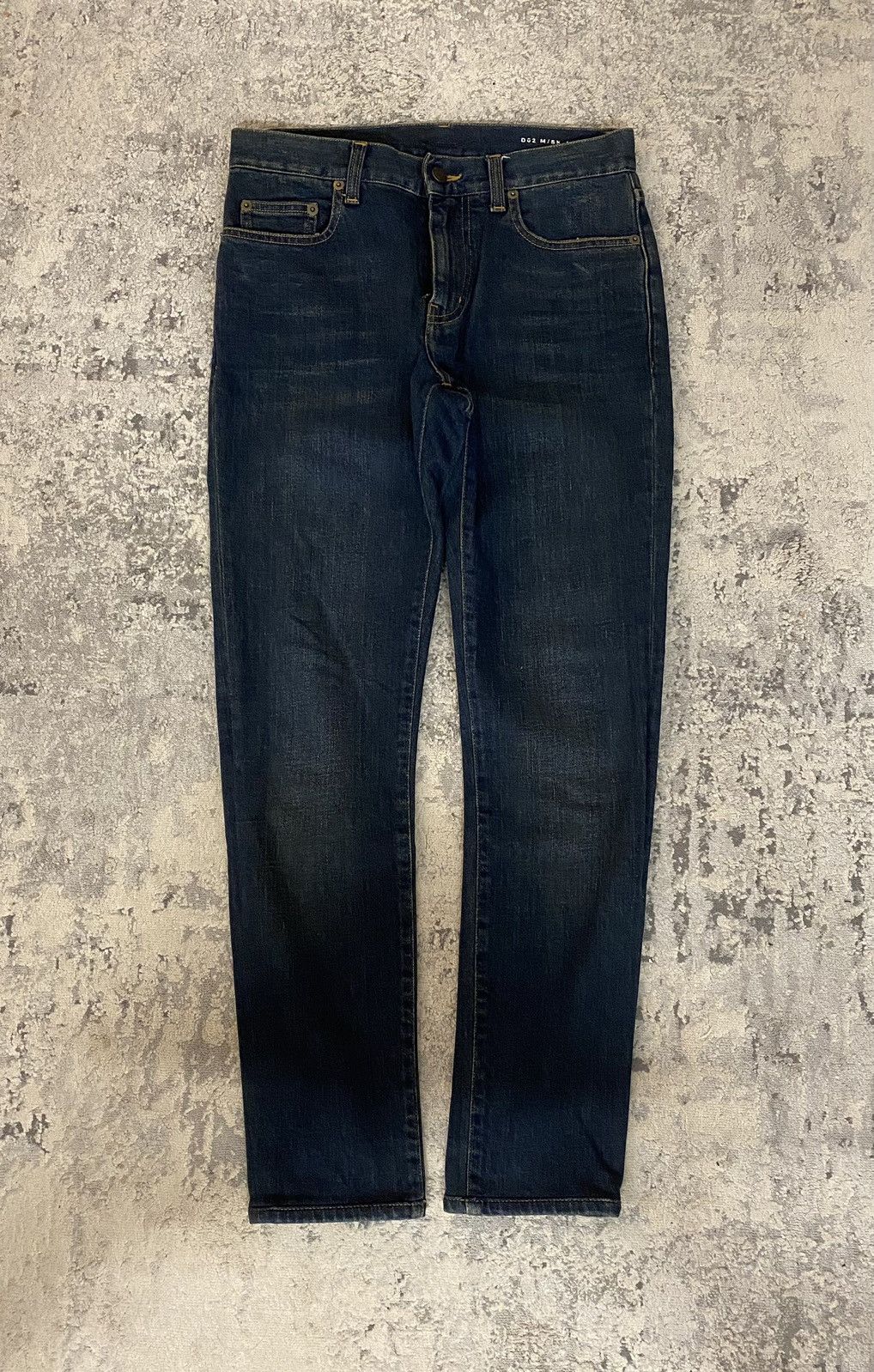 Hedi Slimane 2016 Saint Laurent D02 Raw Skinny Denim Size US 27 - 1 Thumbnail