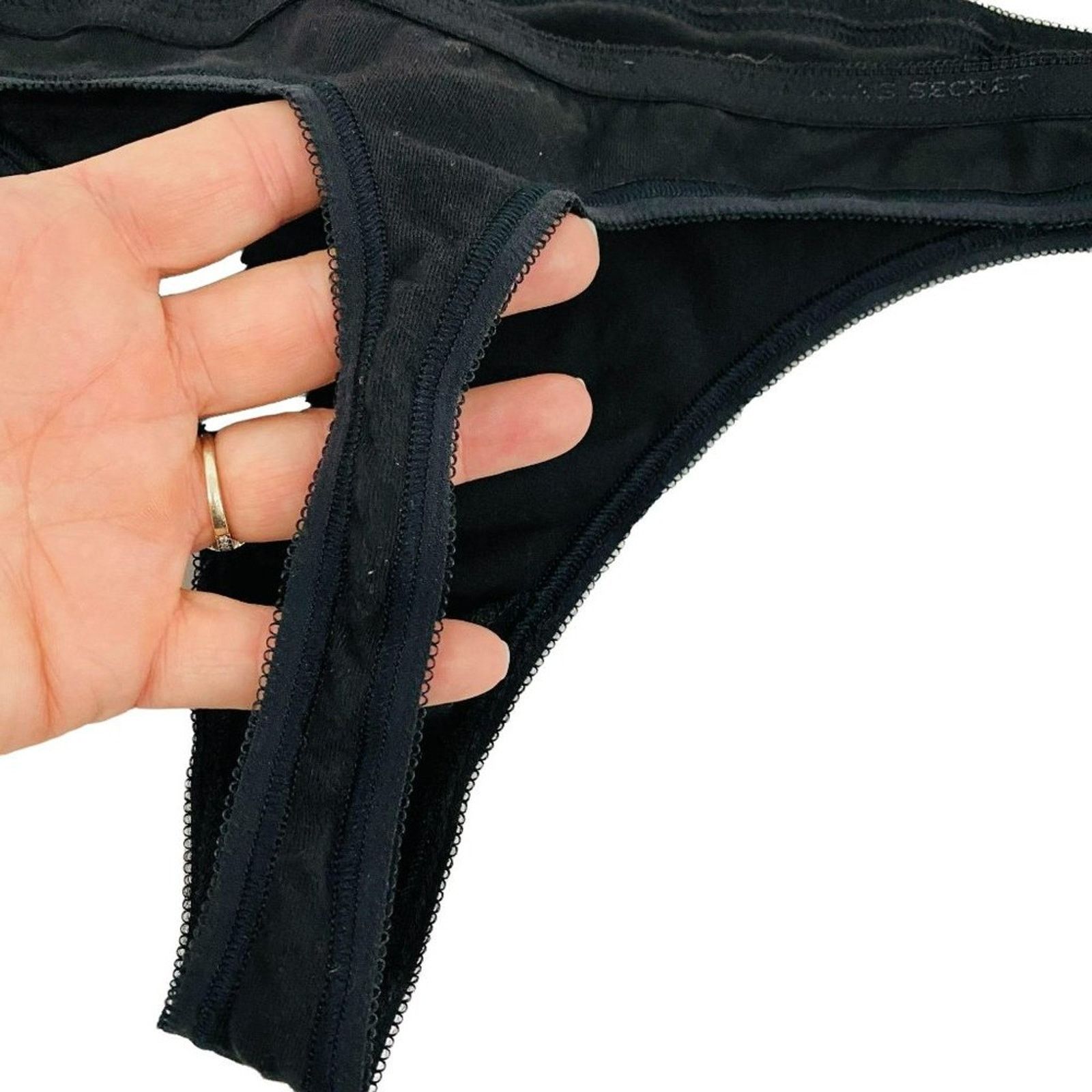 Victoria's Secret Vintage Victoria Secret Signature Waistband V Panty XL Size ONE SIZE - 5 Thumbnail