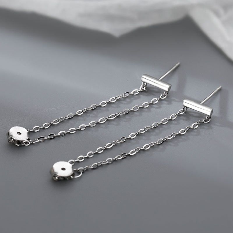 Jewelry Modern Earrings One Pairs Chrome Jewelry Size ONE SIZE - 2 Thumbnail